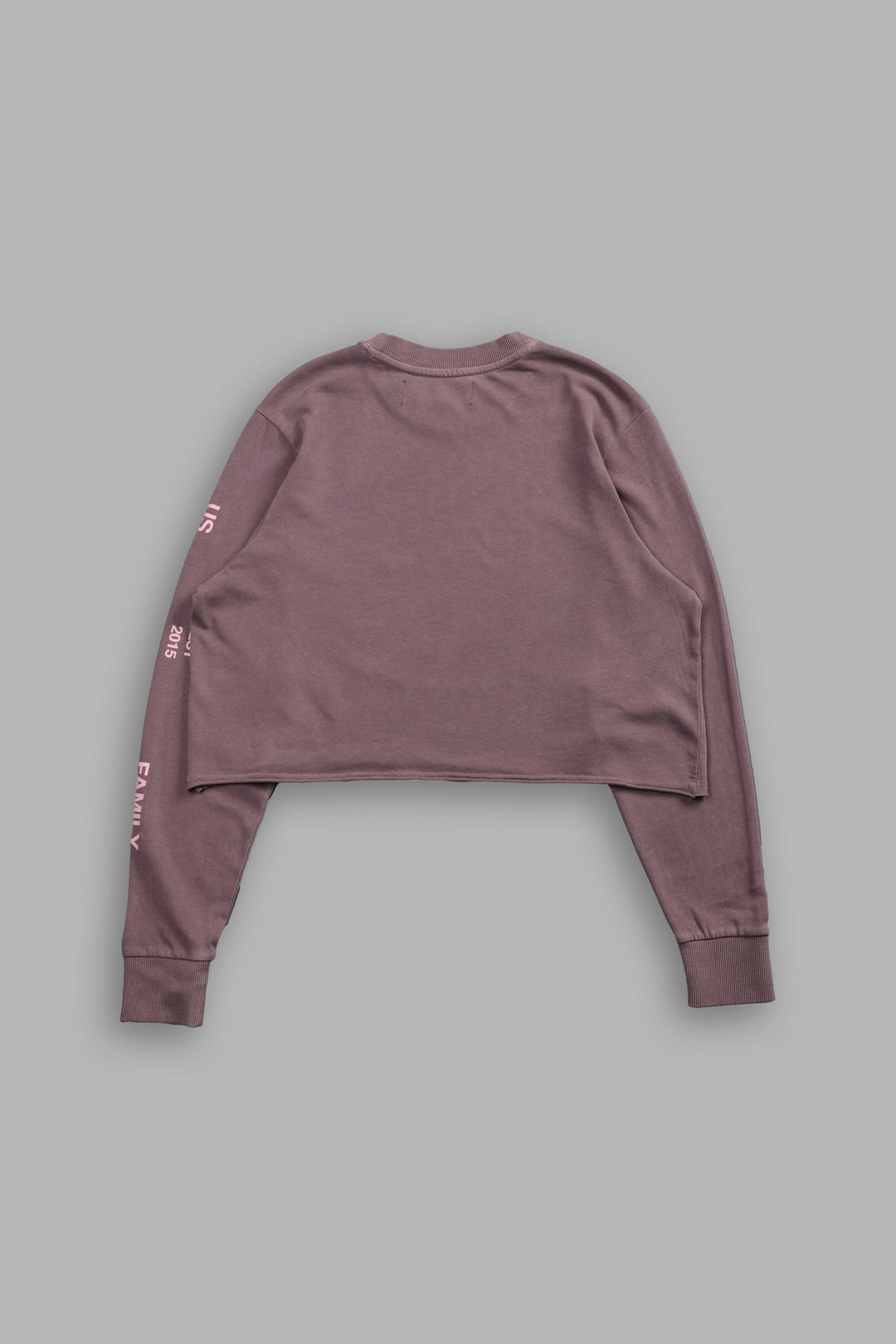 Live Fast V3 "Premium" (LS Cropped) Tee in Mauve