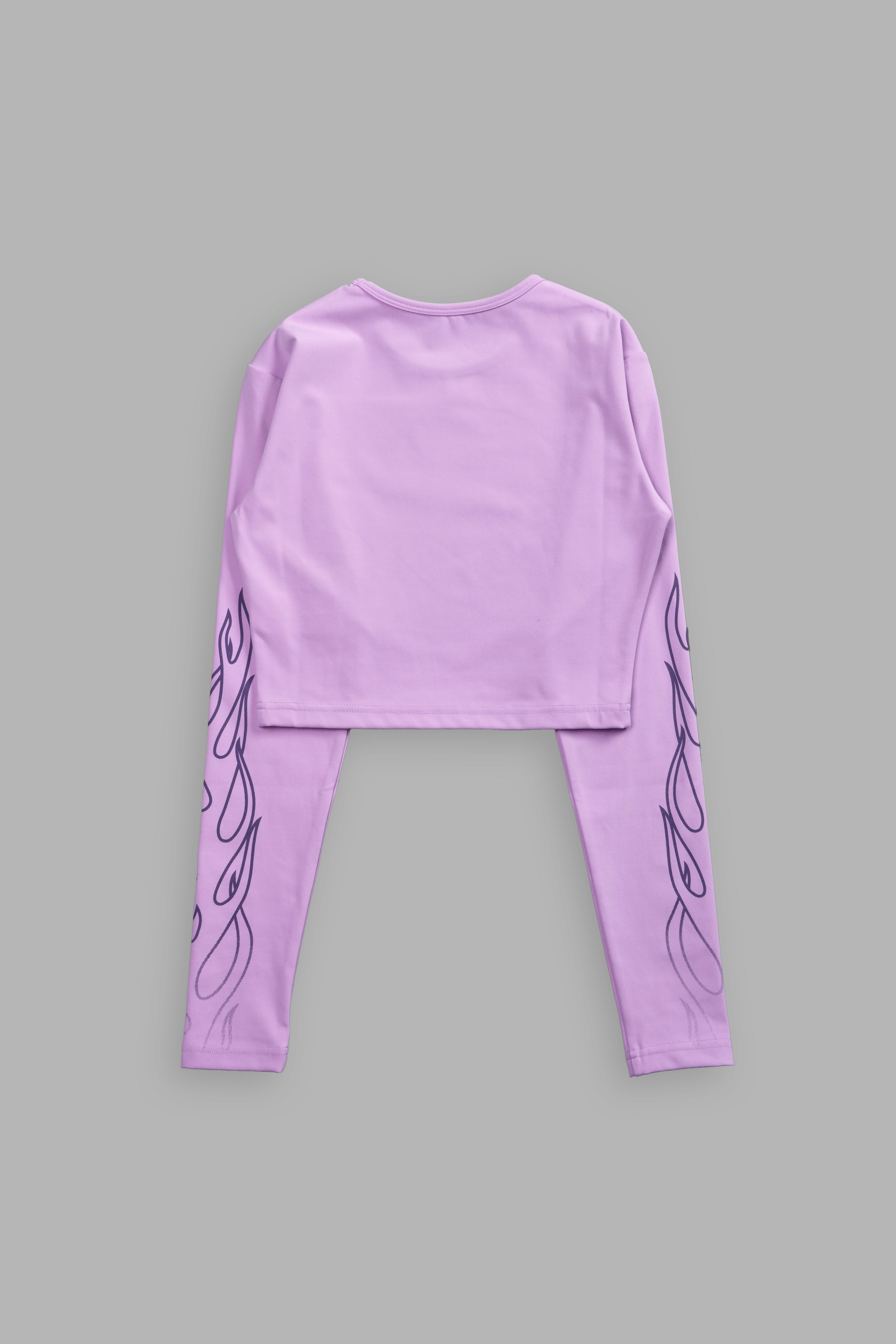 On Fire L/S "Energy" Top in Orchid Plum