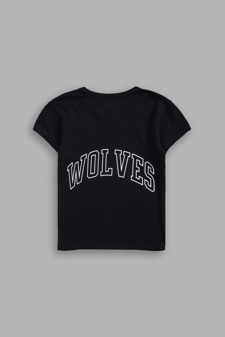 Gold's Wolf "Baby" Tee in Black