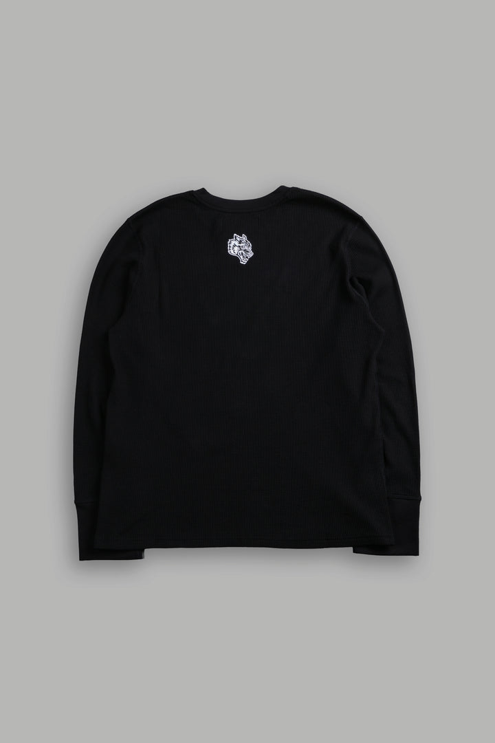 Midnight Wolves Lightweight Thermal in Black