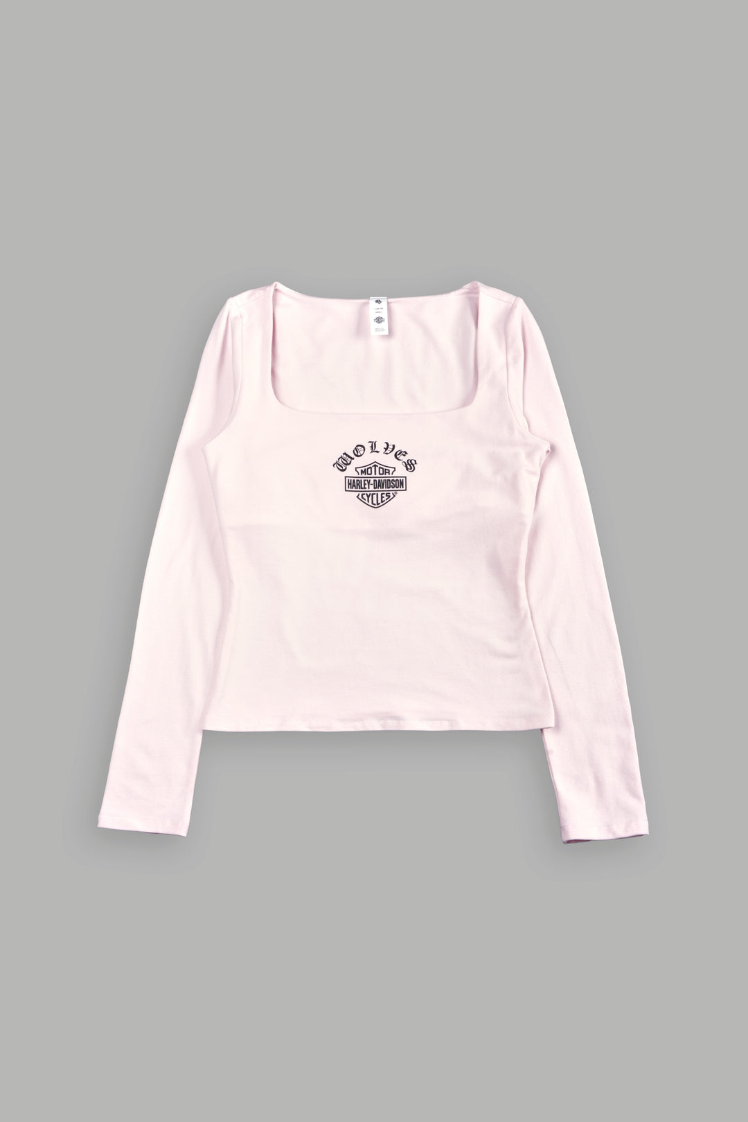 H-D Chopper Solay Eden Squareneck Ls in Blush Pink