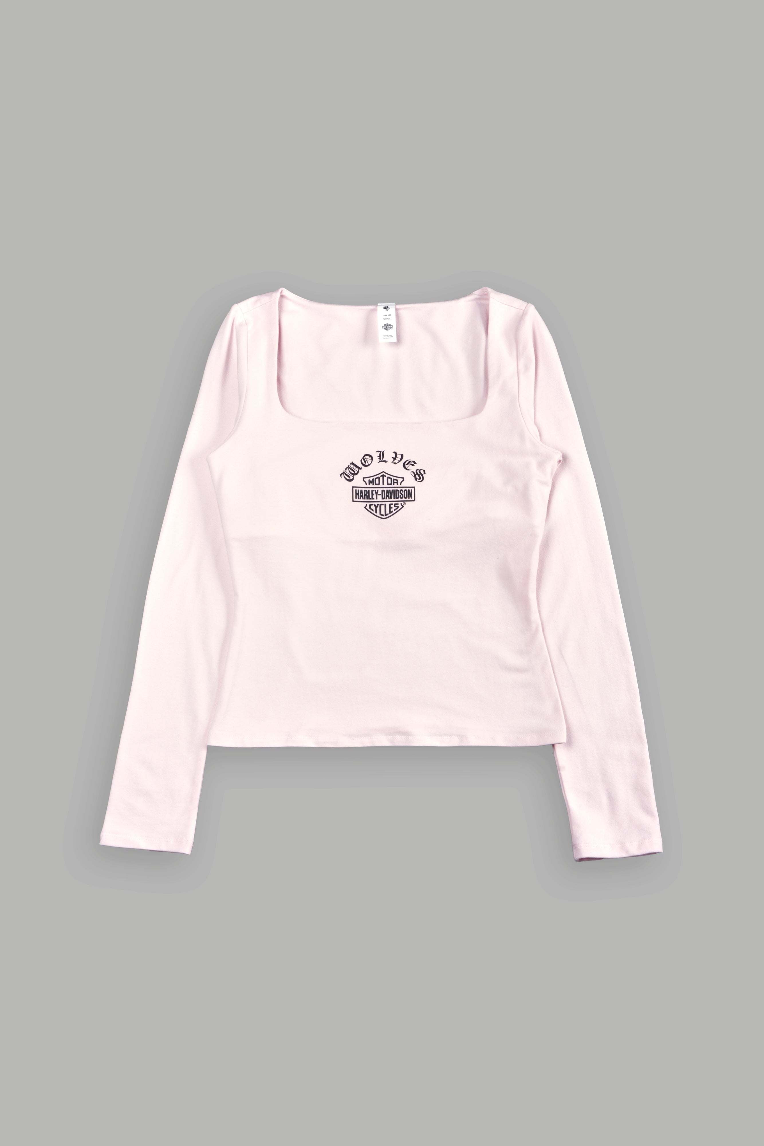 H-D Chopper Solay Eden Squareneck Ls in Blush Pink
