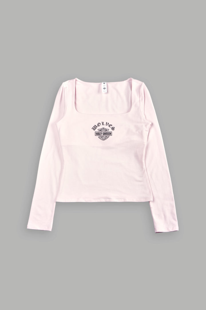 H-D Chopper Solay Eden Squareneck Ls in Blush Pink