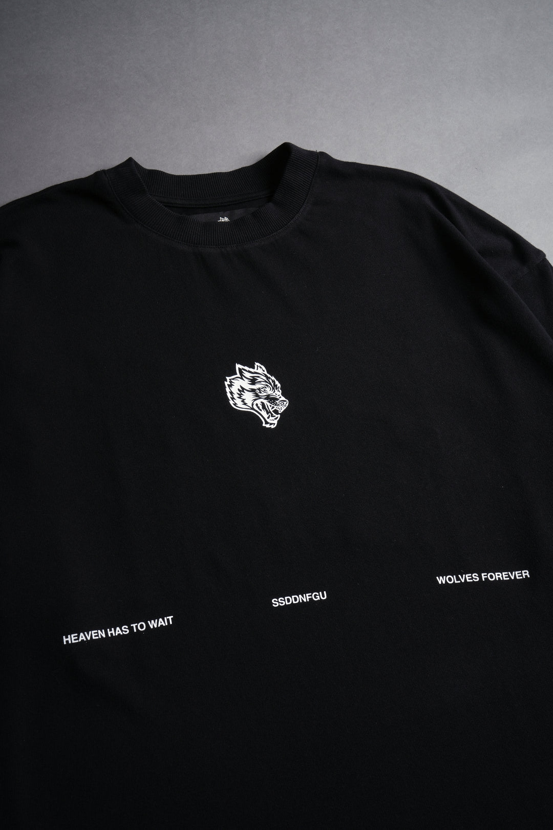 Death Moth Forever "Premium" Oversized Tee in Black