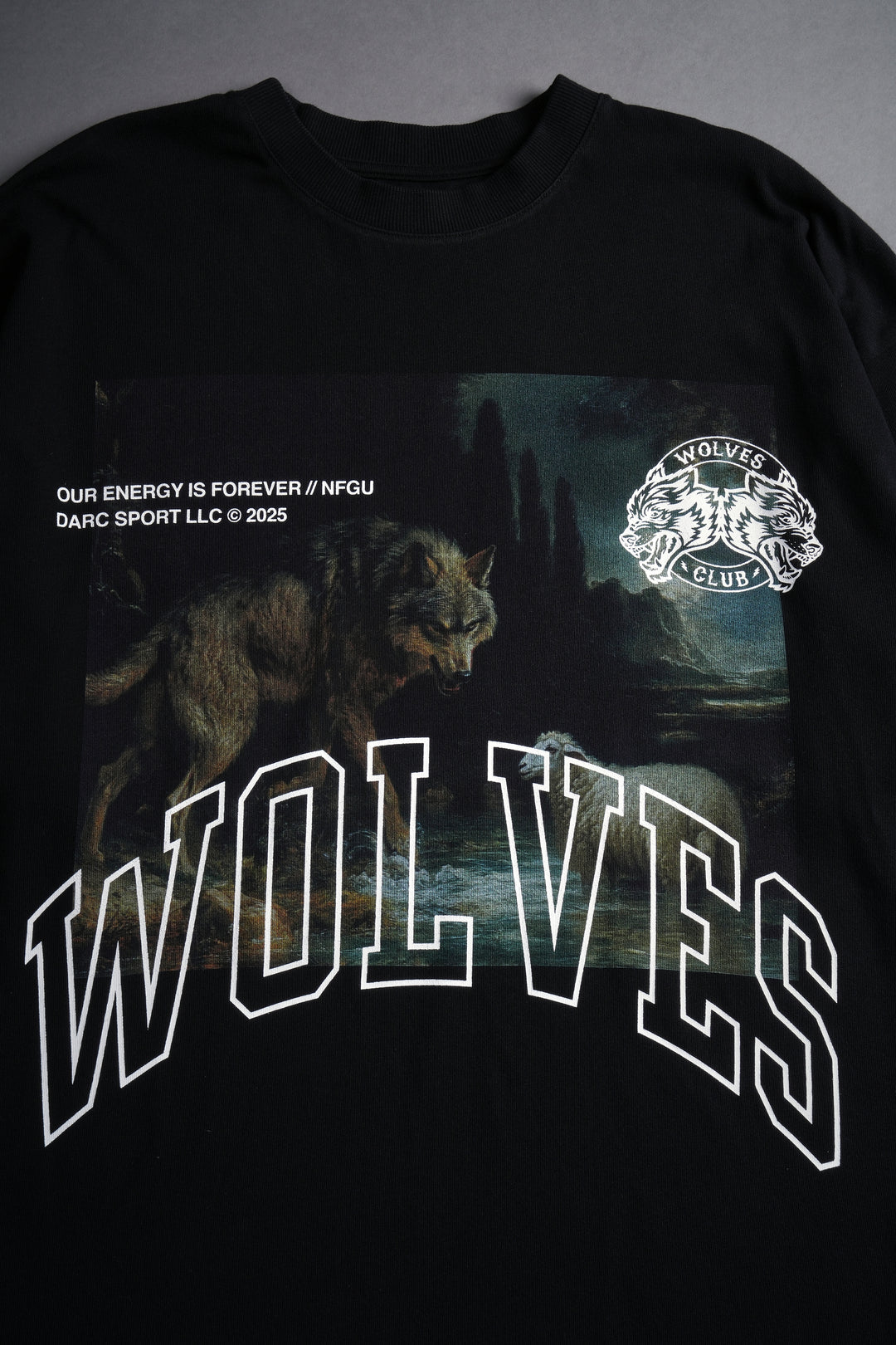 Don't Sleep "Premium" Oversized Tee in Black