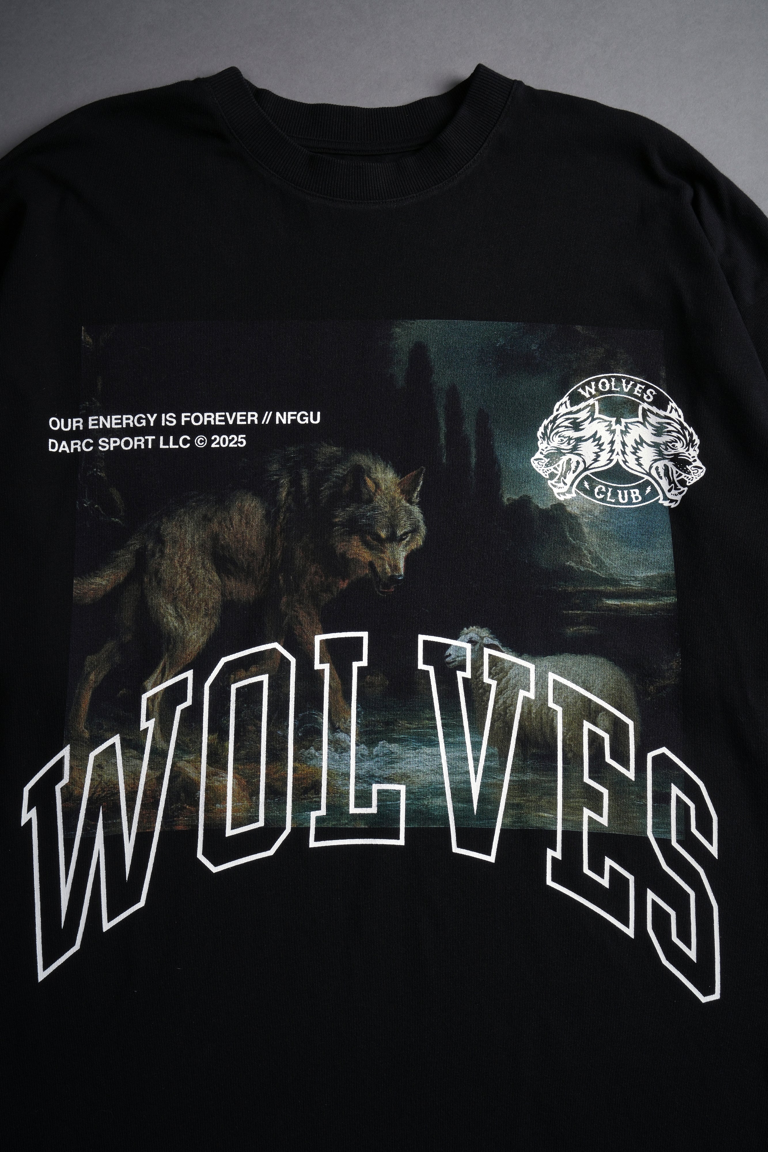 Don't Sleep "Premium" Oversized Tee in Black