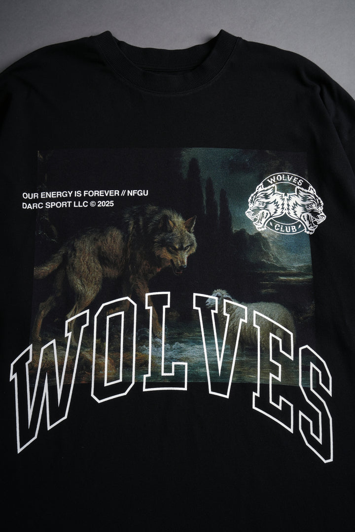 Don't Sleep "Premium" Oversized Tee in Black