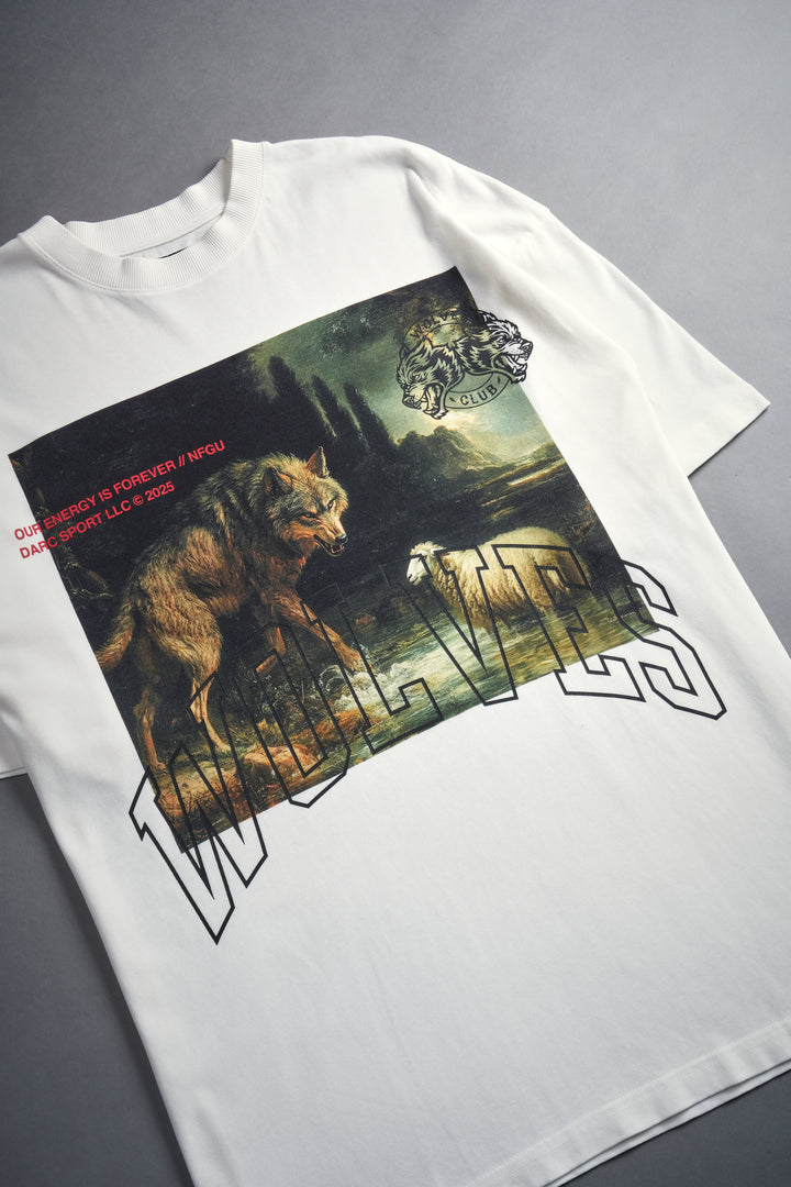 Don't Sleep "Premium" Oversized Tee in Cream