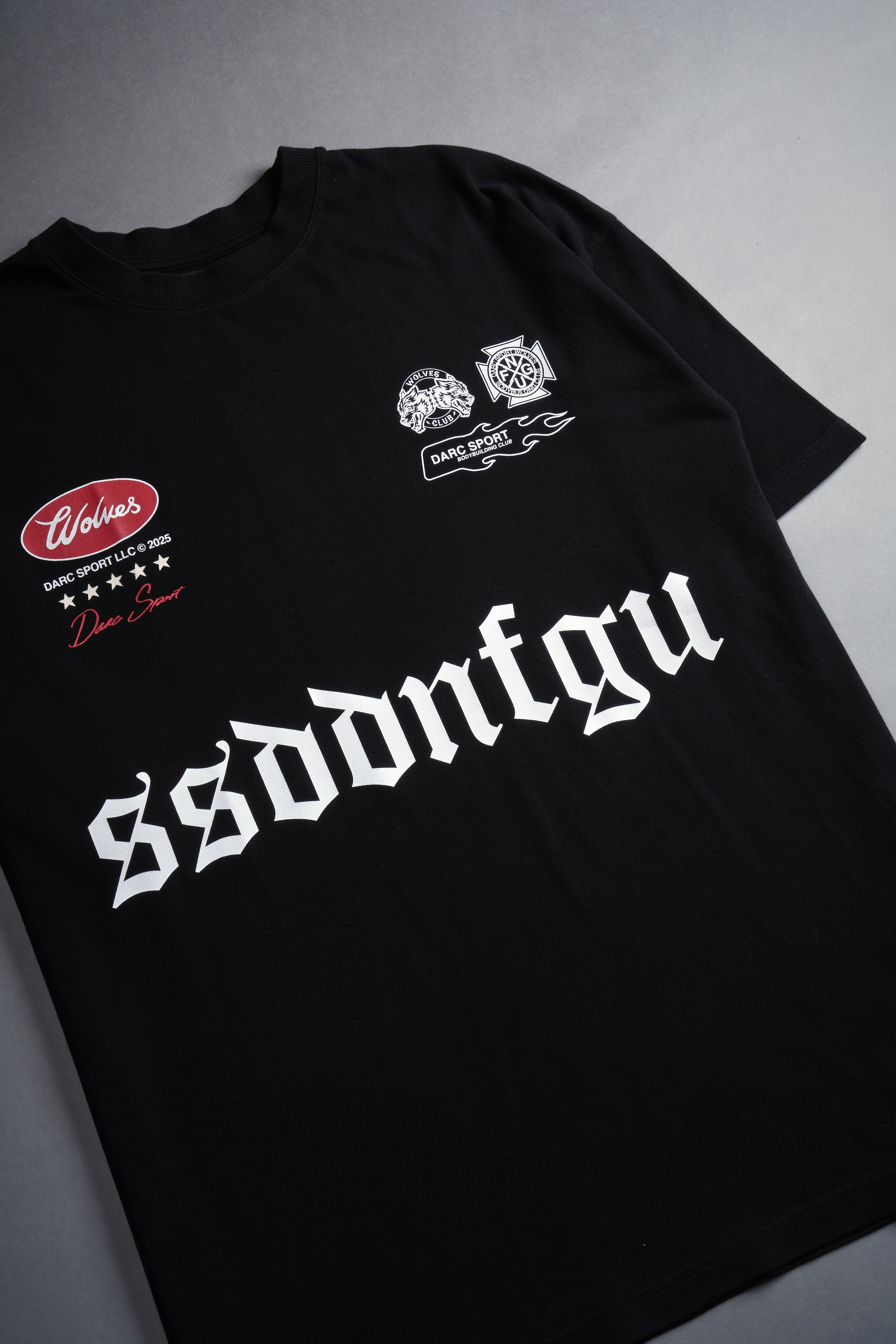 Us Forever "Premium" Oversized Tee in Black