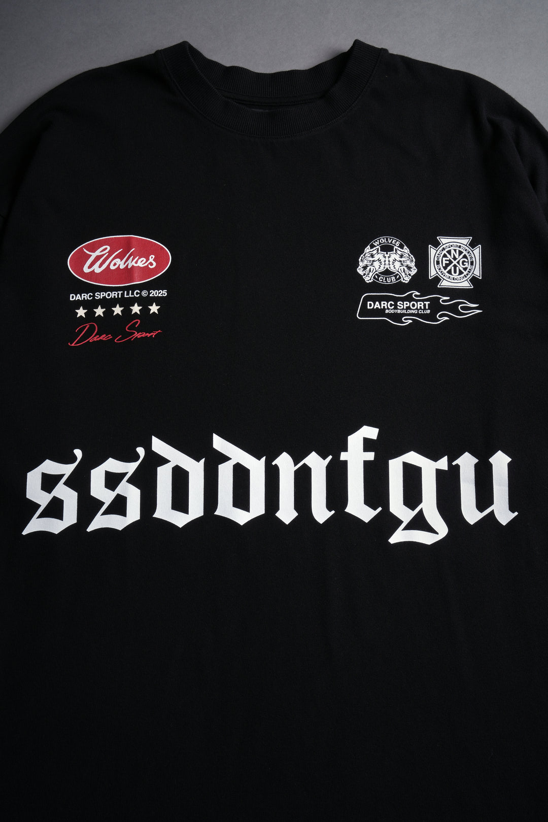 Us Forever "Premium" Oversized Tee in Black