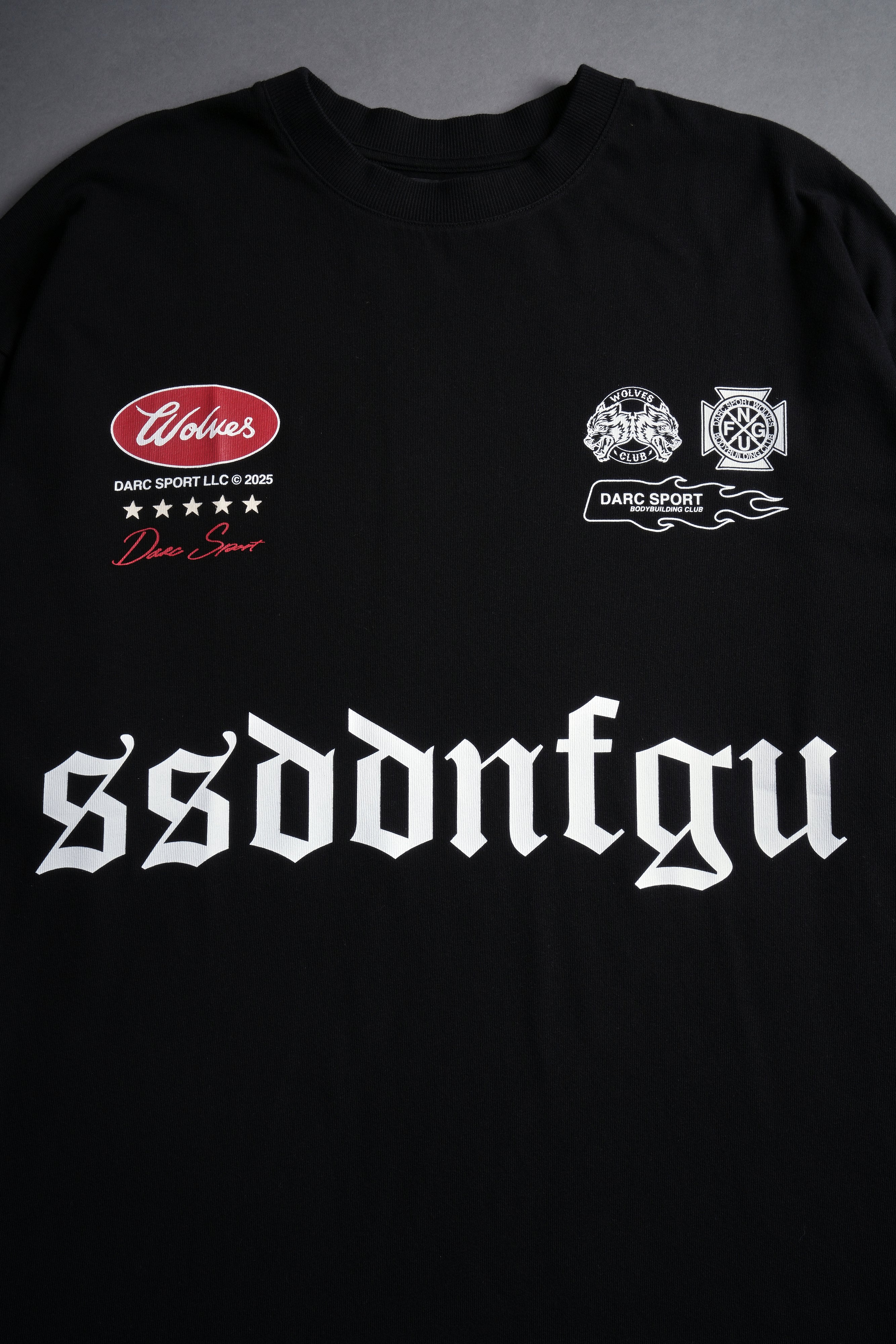 Us Forever "Premium" Oversized Tee in Black