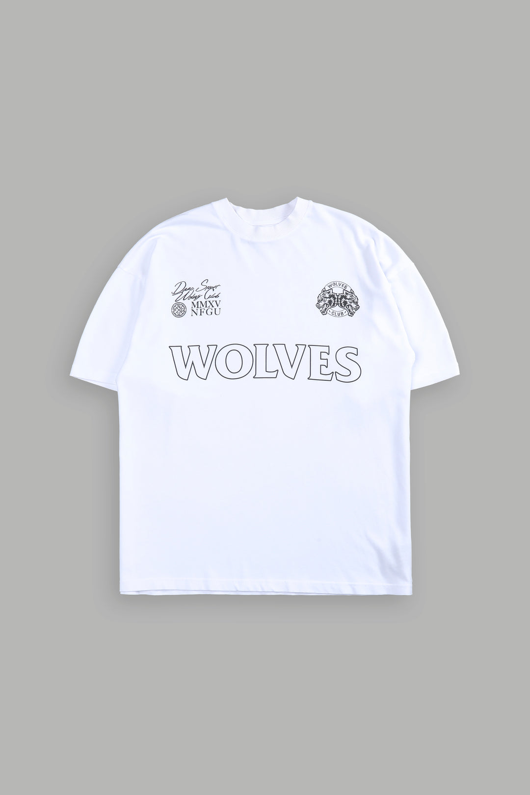 Grounded "Premium" Oversized Tee in White