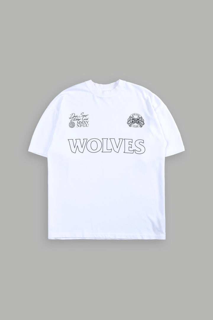 Grounded "Premium" Oversized Tee in White