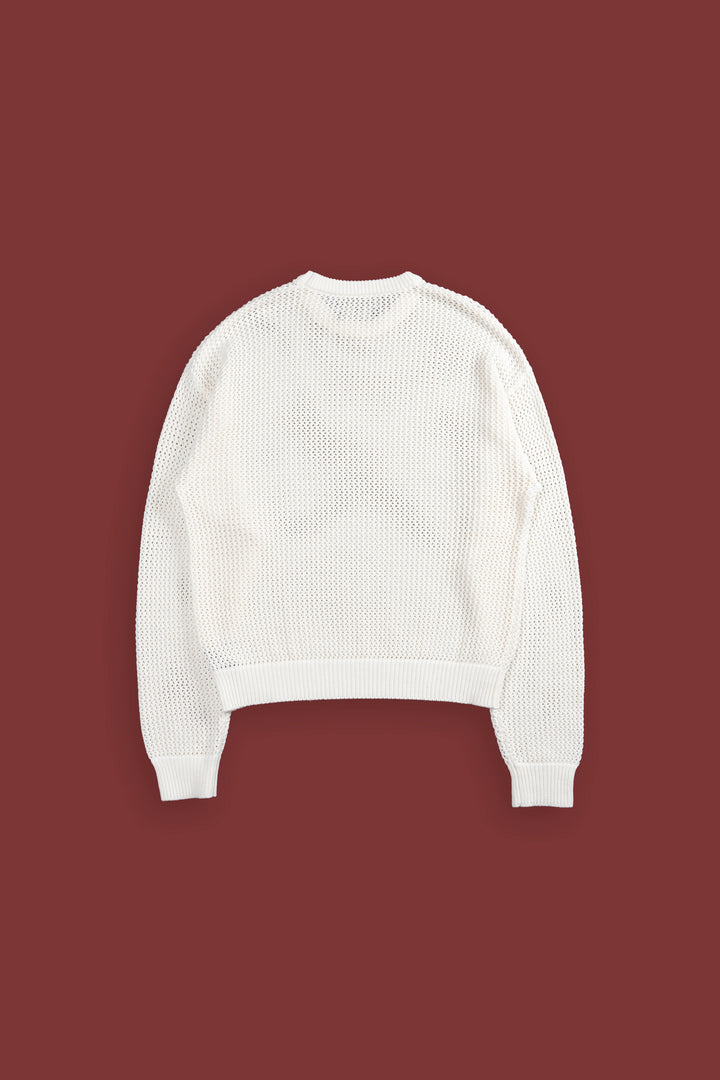 Since Patch Satva Knit L/S Crewneck in Cream