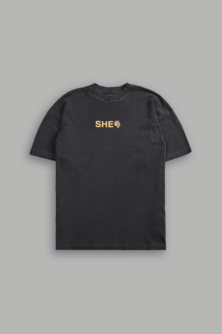 Wolf Head "Pump Cover" Tee in Wolf Gray