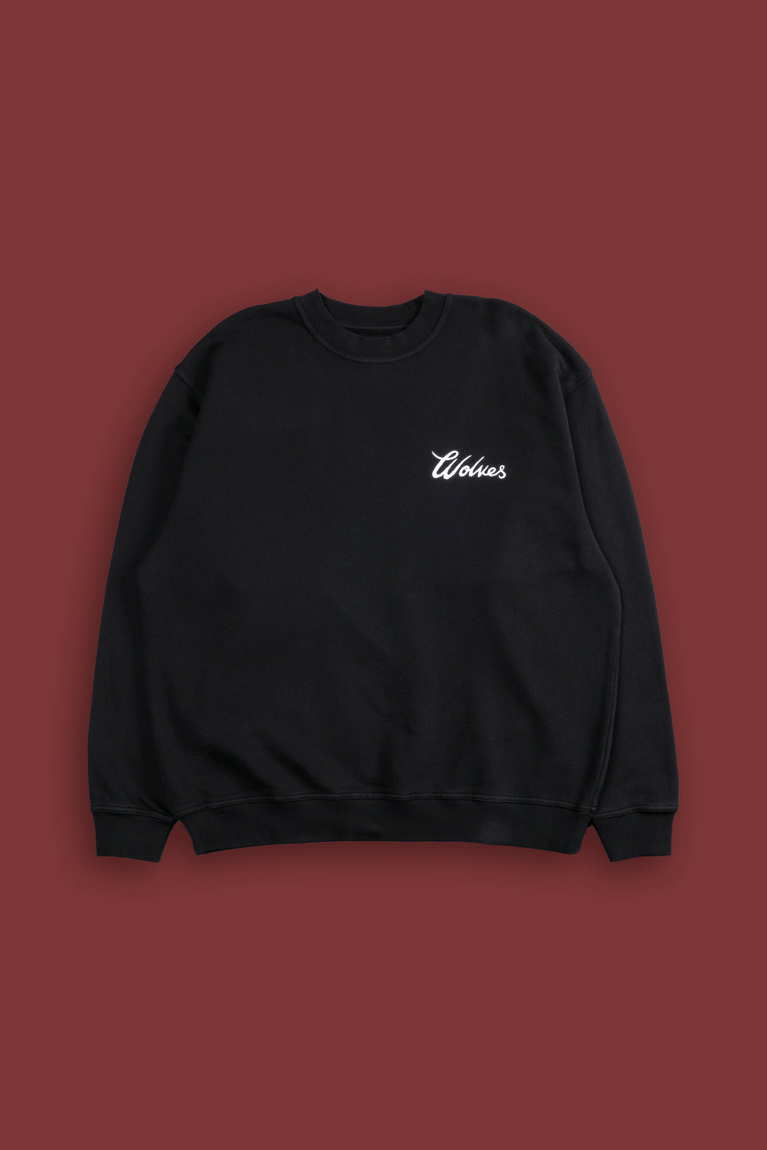 Renowned "Vintage London" Crewneck in Black