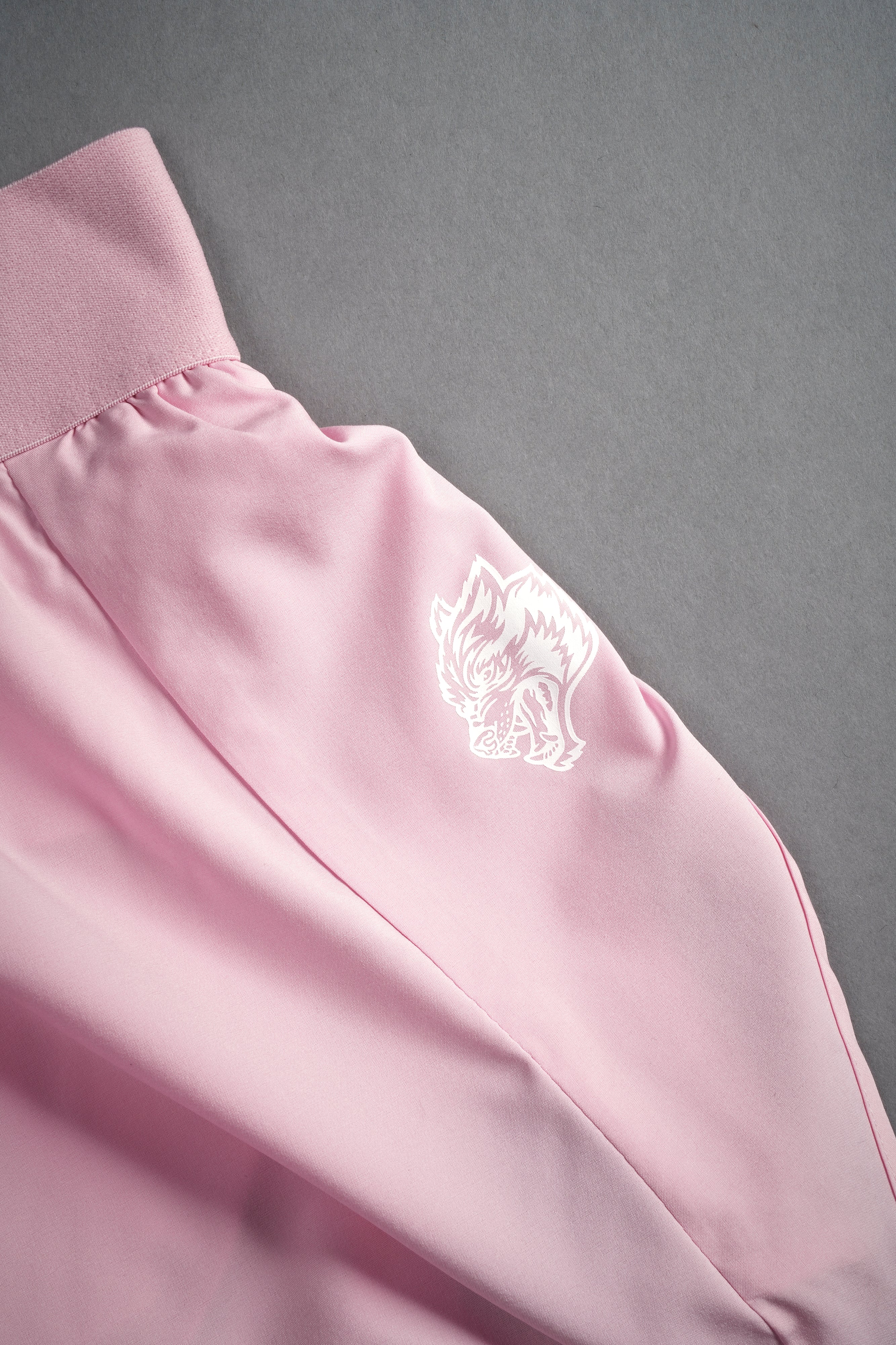 Dual Wolf Dolphin Shorts in Cherry Blossom