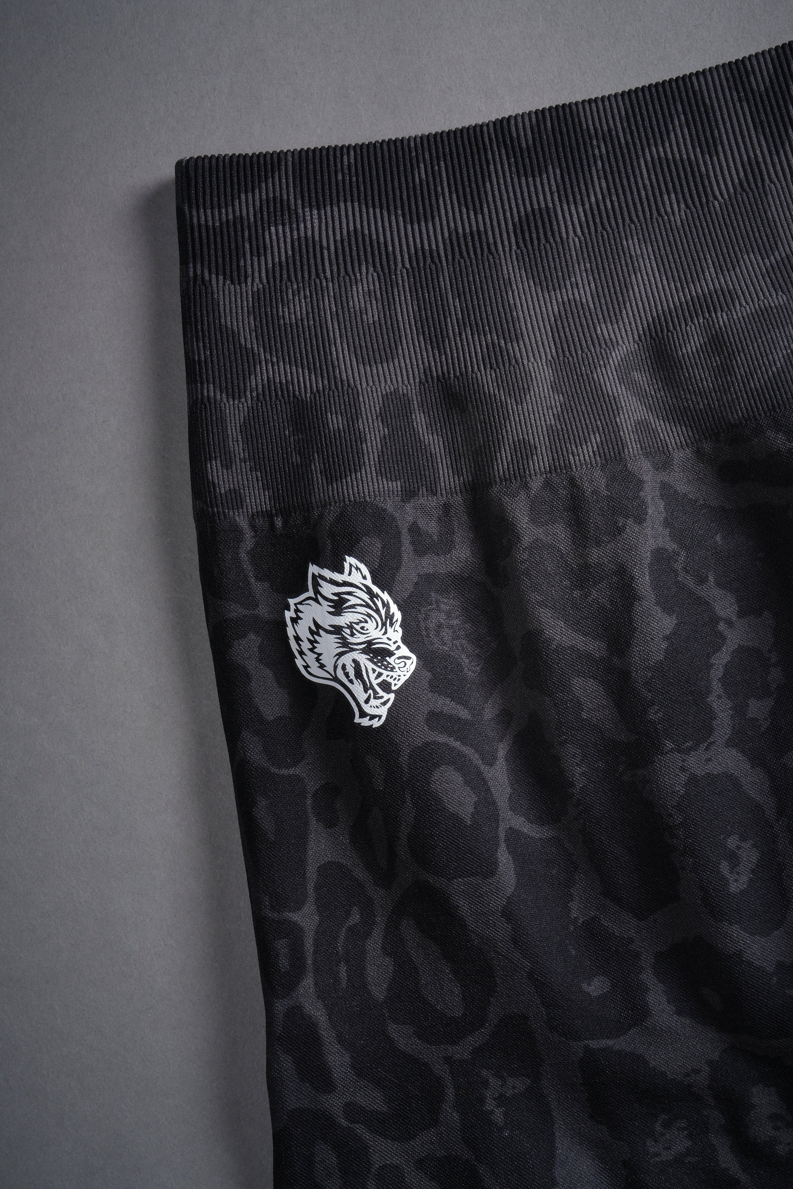 Hesh V2 Everson Seamless "Sierra" Shorts in Charcoal Leopard