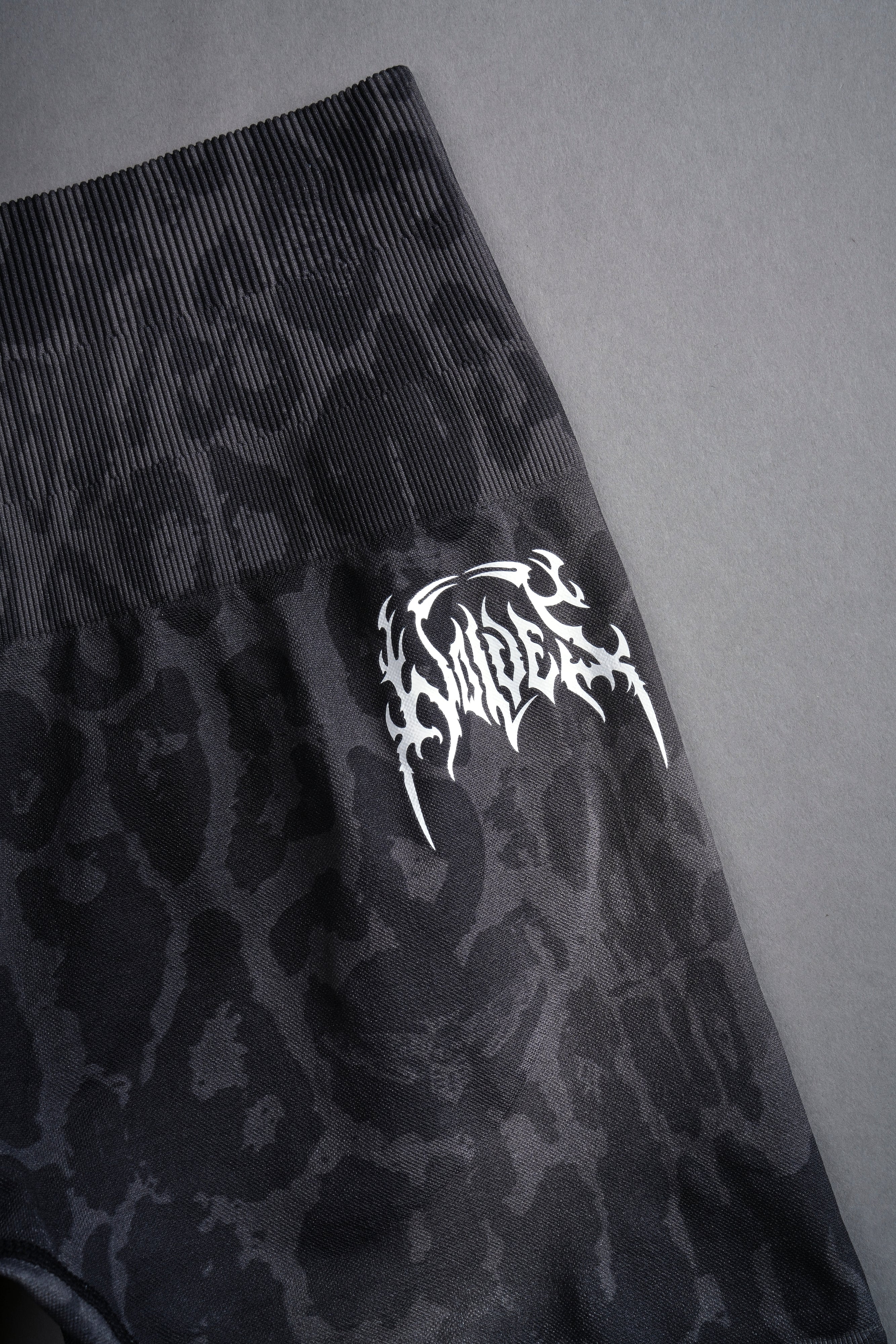 Hesh V2 Everson Seamless "Sierra" Shorts in Charcoal Leopard