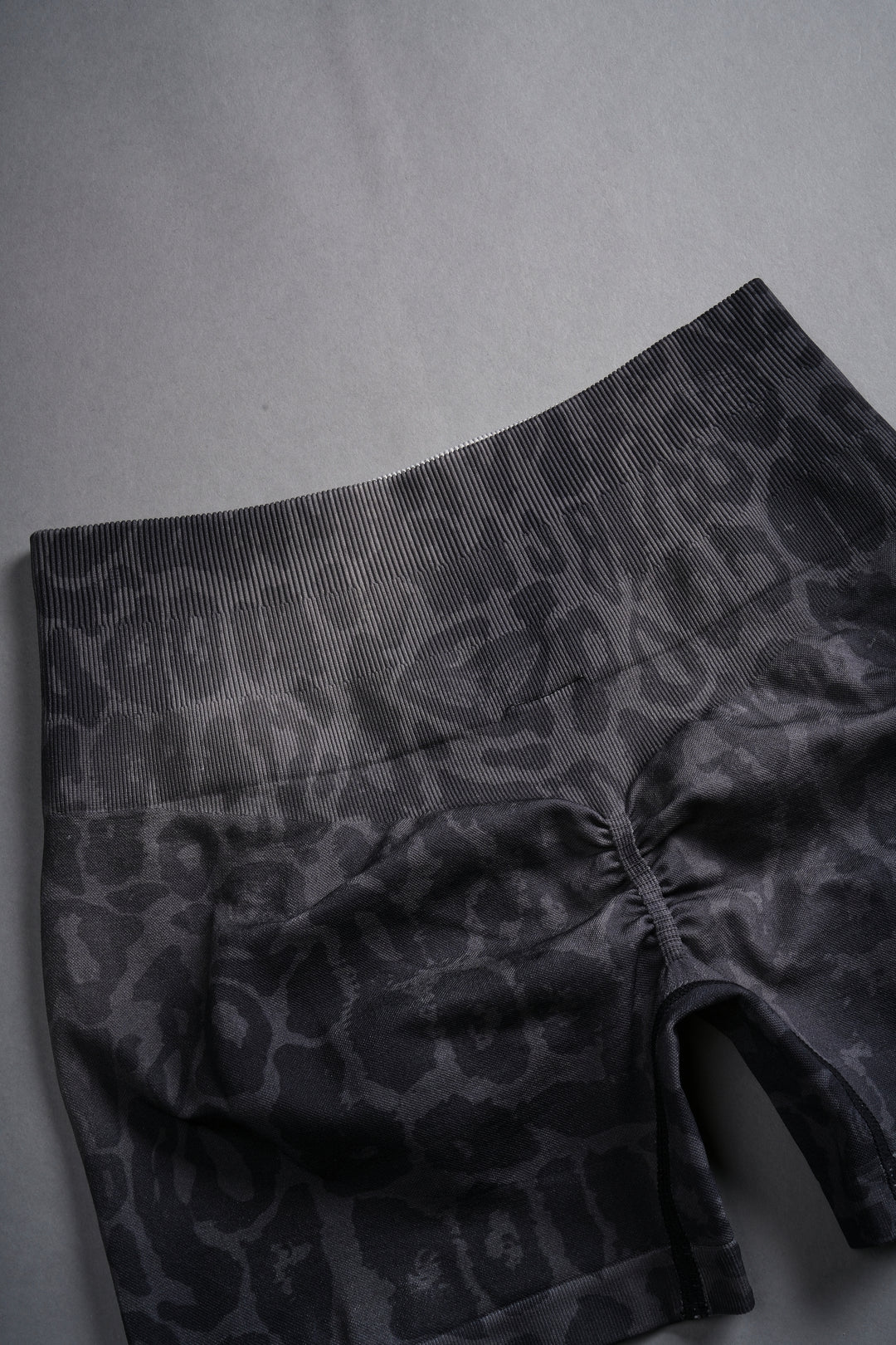 Hesh V2 Everson Seamless "Sierra" Shorts in Charcoal Leopard