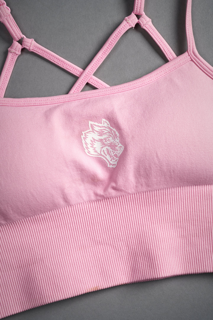 Hesh V2 "Everson Seamless" Huxley Bra in Cherry Blossom