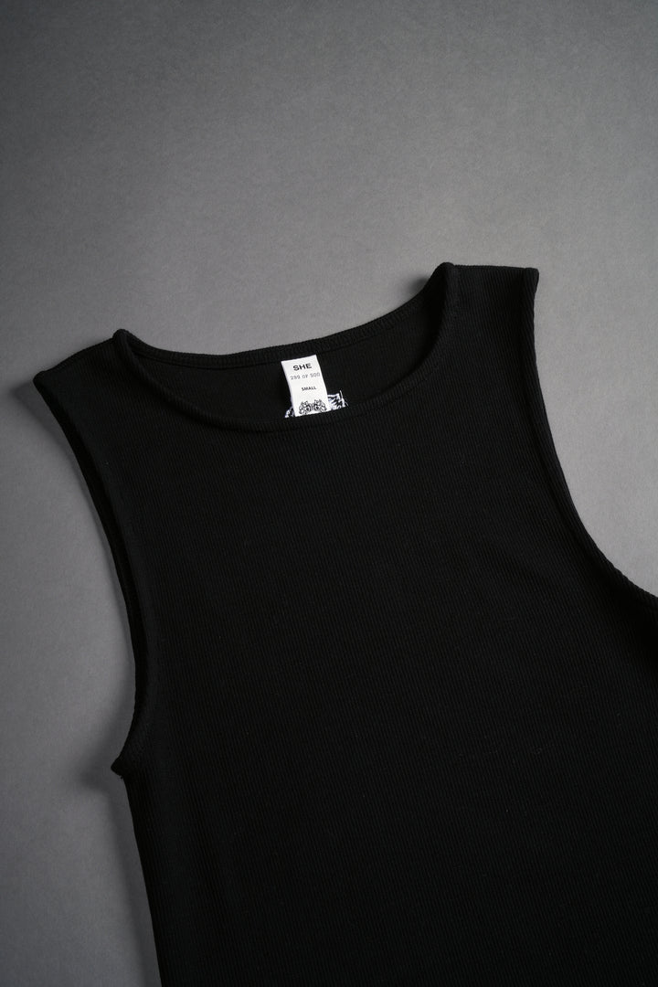 Single Wolf Tyrell Tank Dress in Black