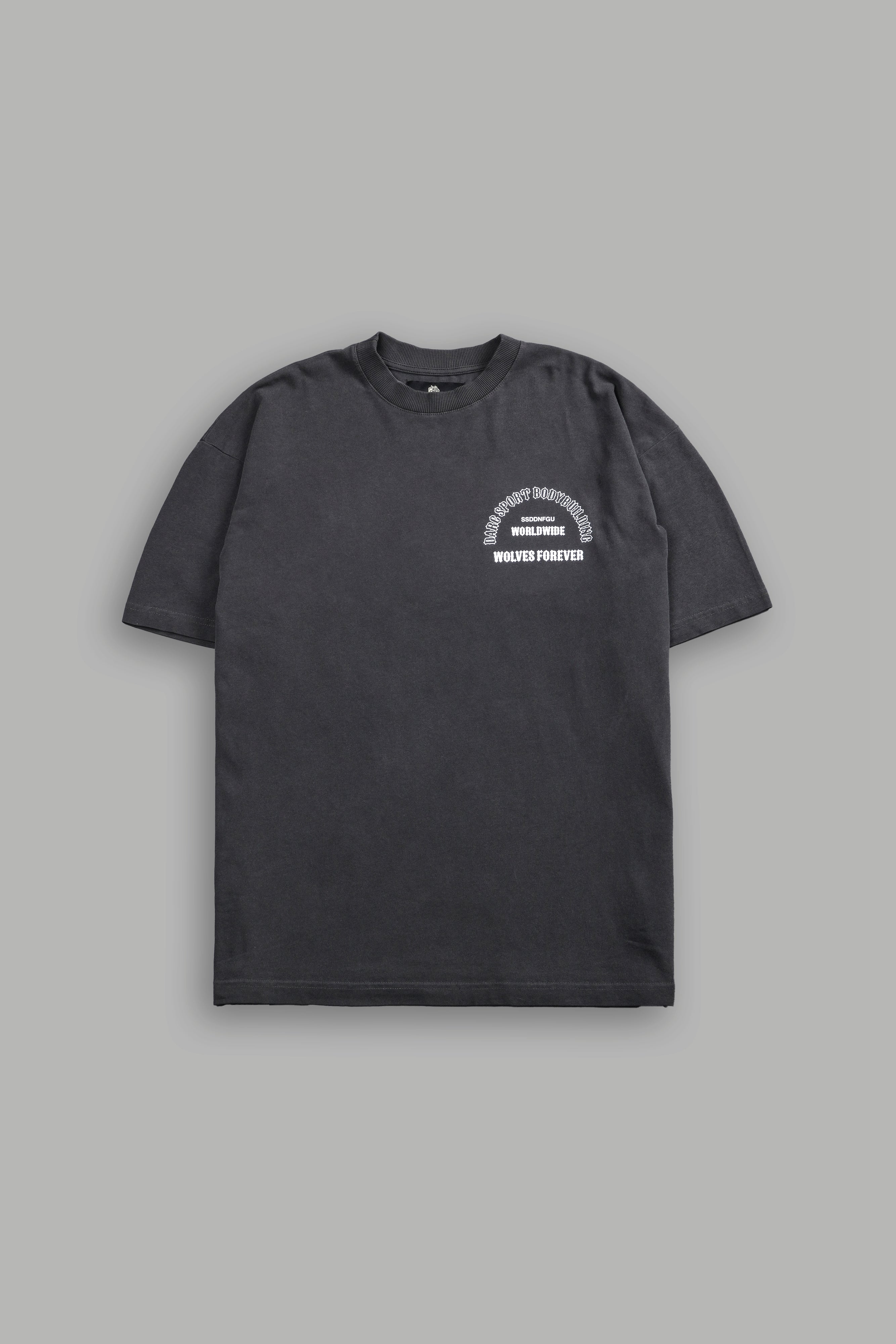 The One You Feed V2 "Premium" Oversized Unisex Tee in Wolf Gray