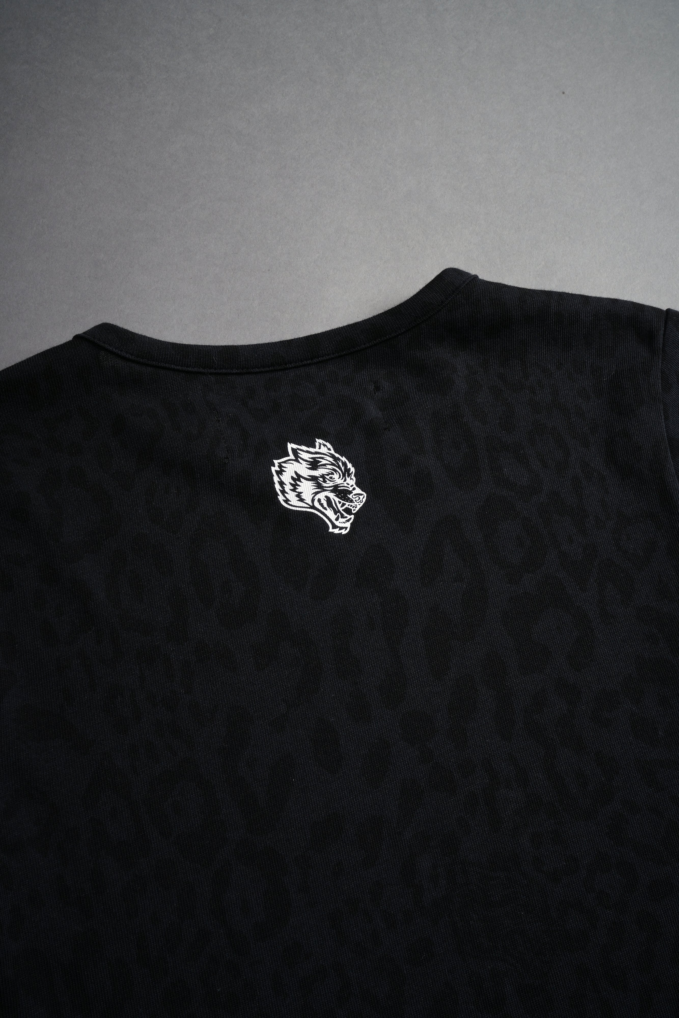 SSDDNFGU Wolf "Baby" Tee in Charcoal Leopard