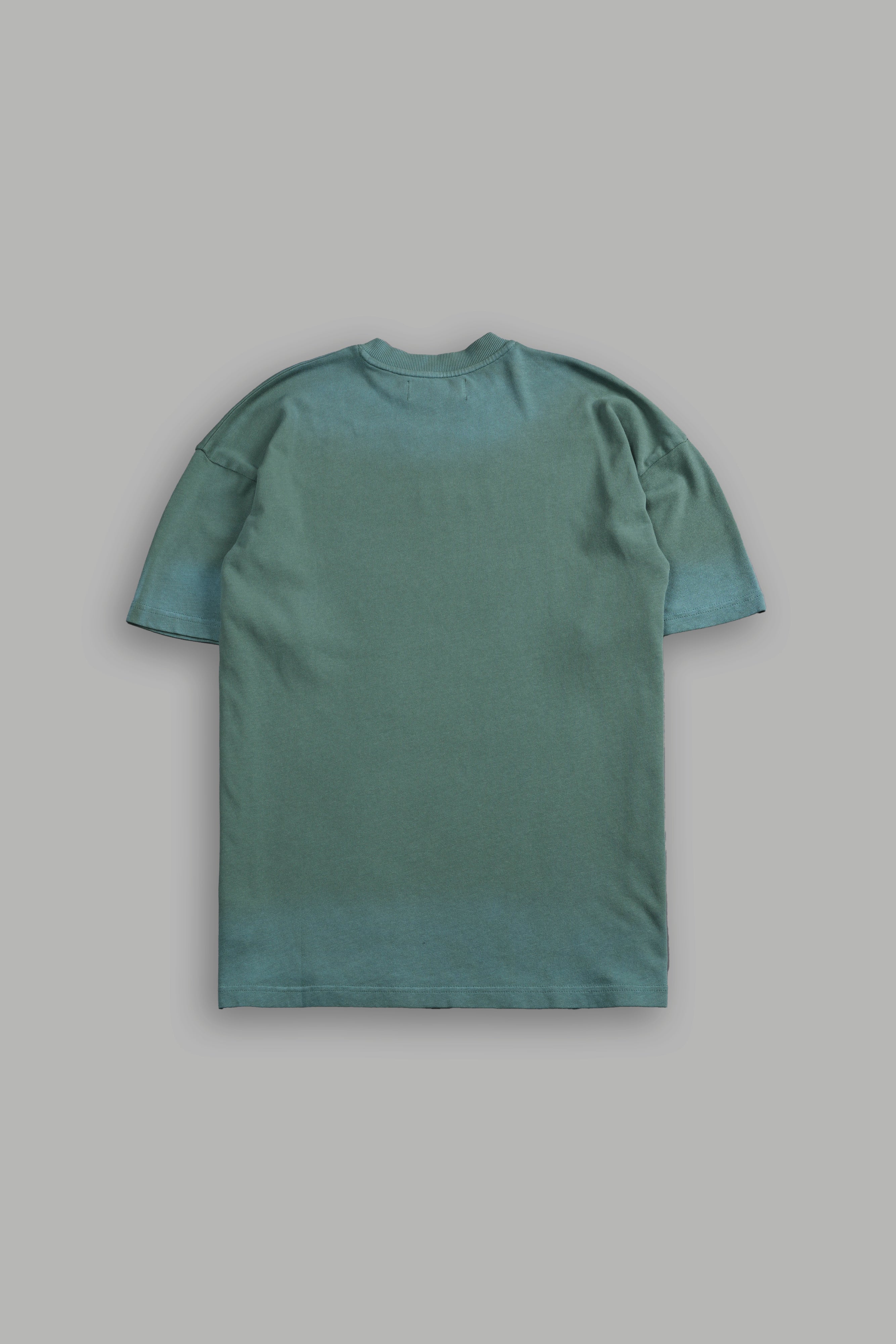 Wolf Head "Pump Cover" Tee in Hunter Green Driftwash