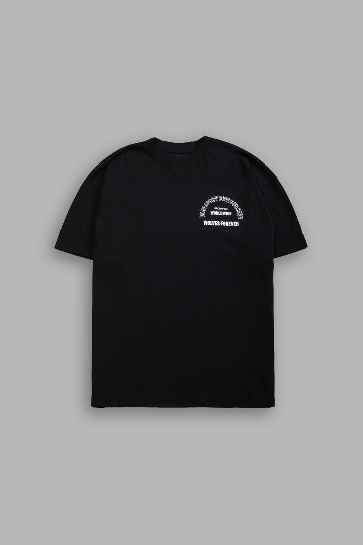 The One You Feed V2 "Premium" Oversized Unisex Tee in Black