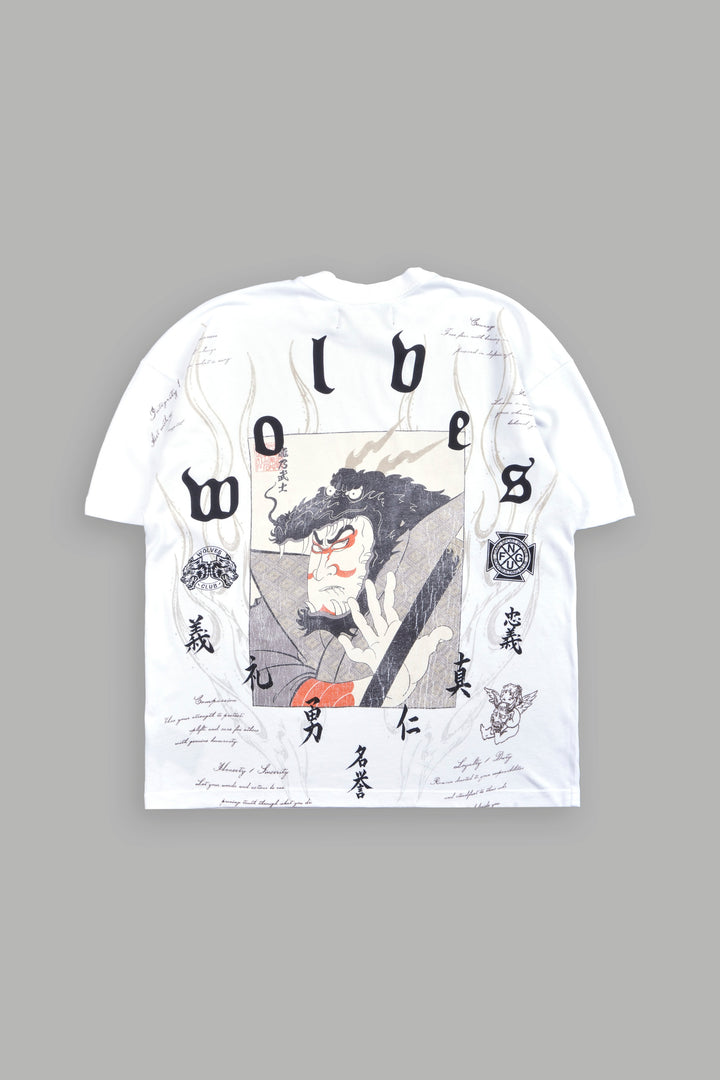 The Warrior Code Premium Oversized Tee in White