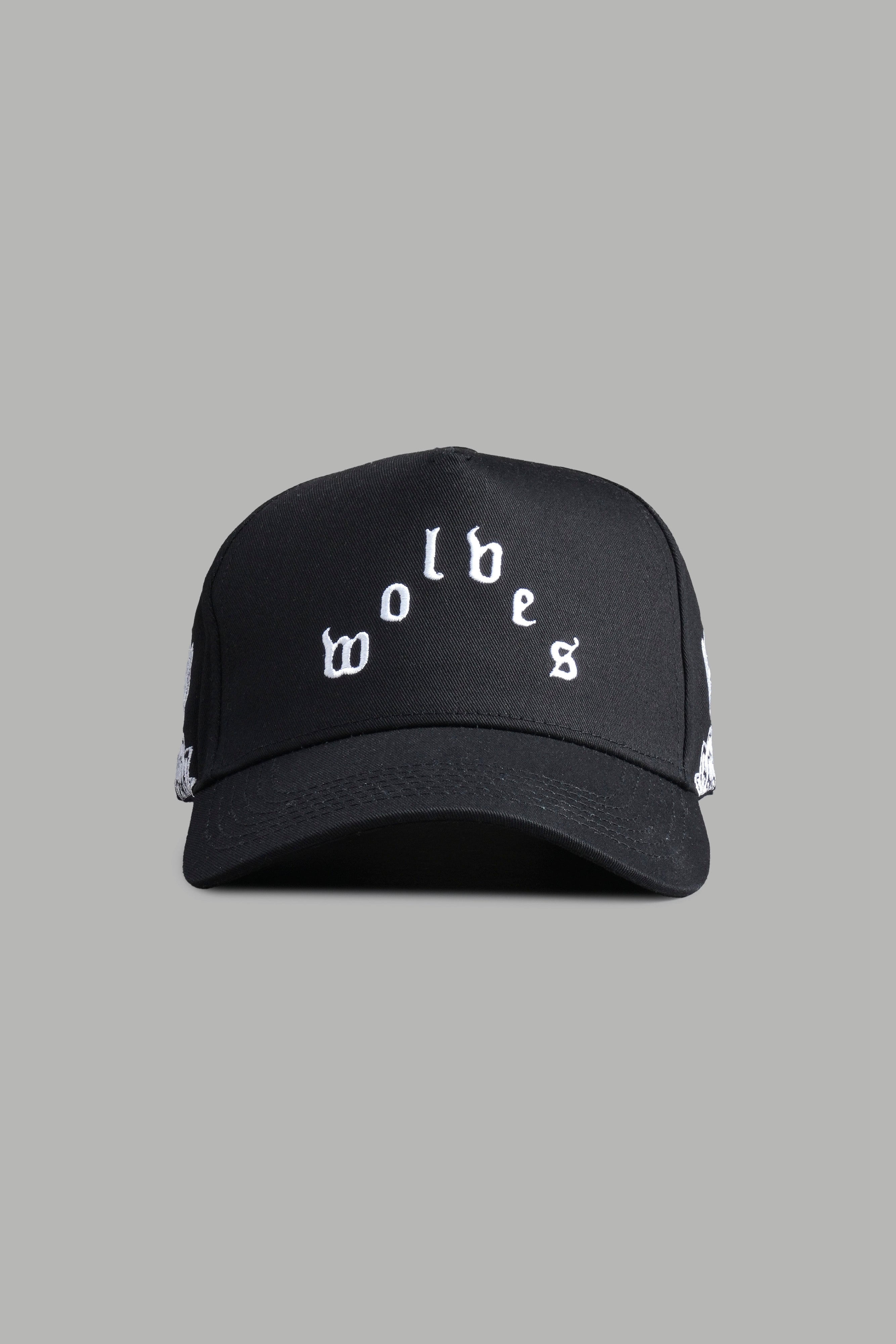 Surrounded Oni 5 Panel Hat in Black