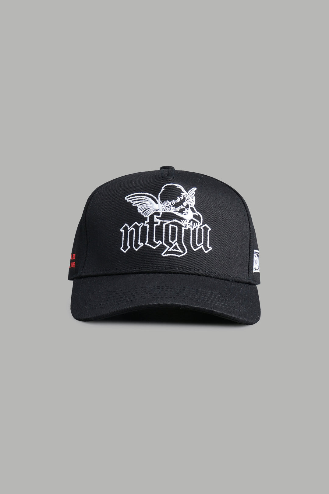 Cherub NFGU 5 Panel Hat in Black