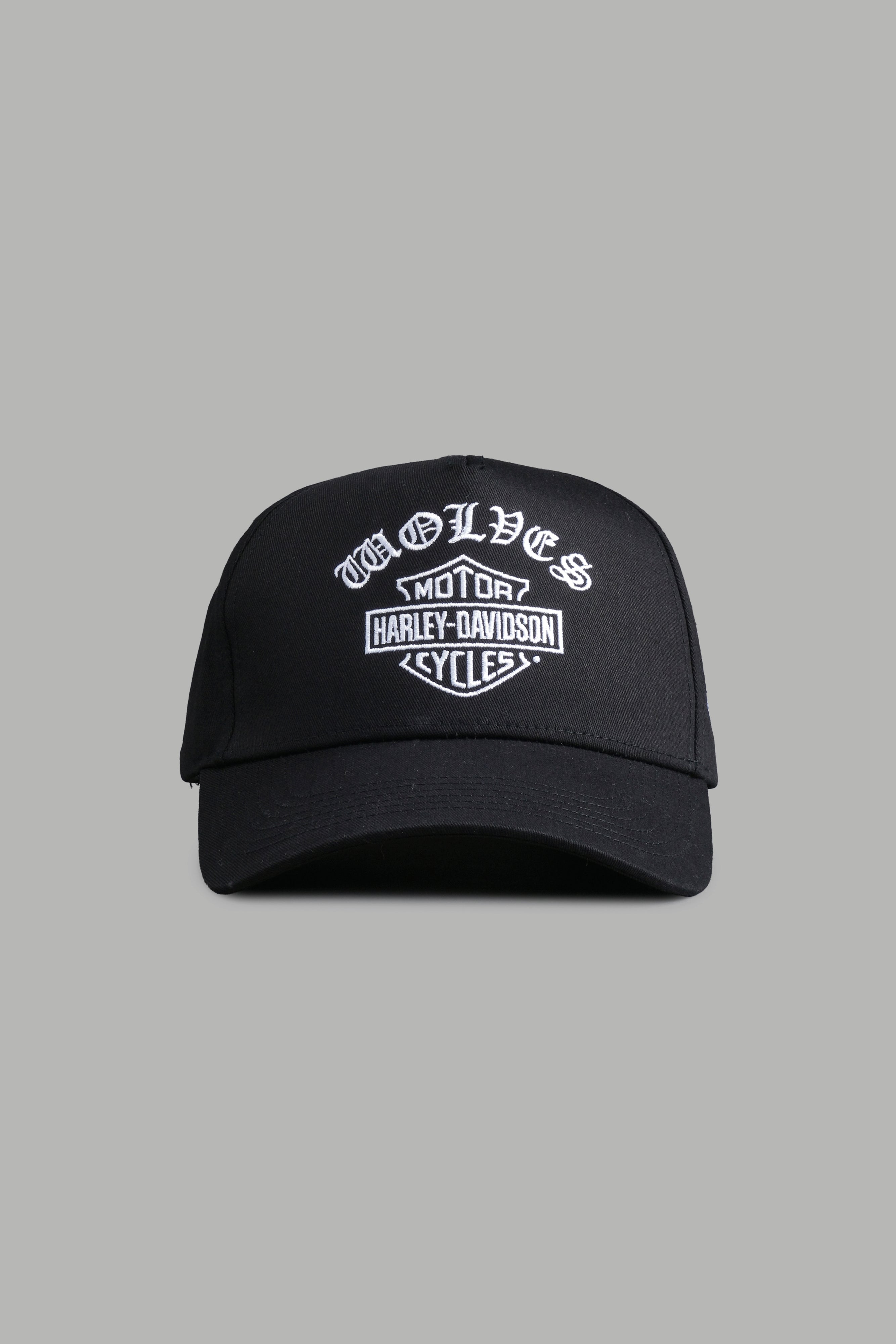 Harley-Davidson Wolves 5 Panel Hat in Black