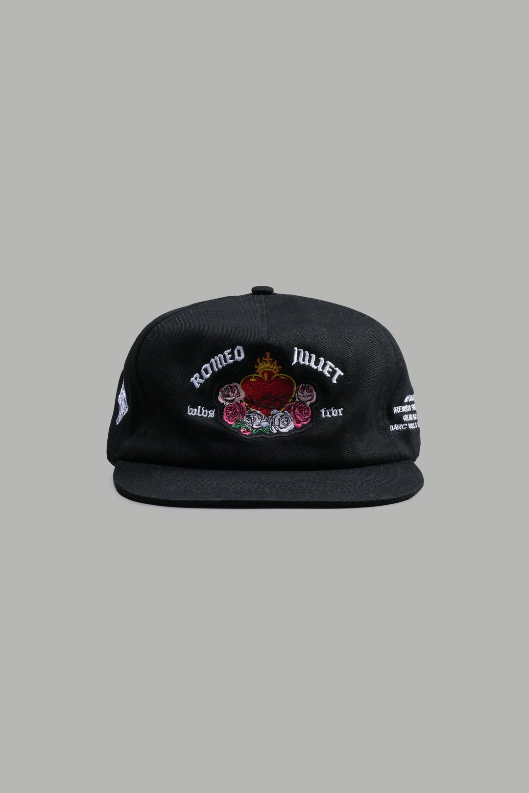 Last Love Vintage 5 Panel Hat in Black
