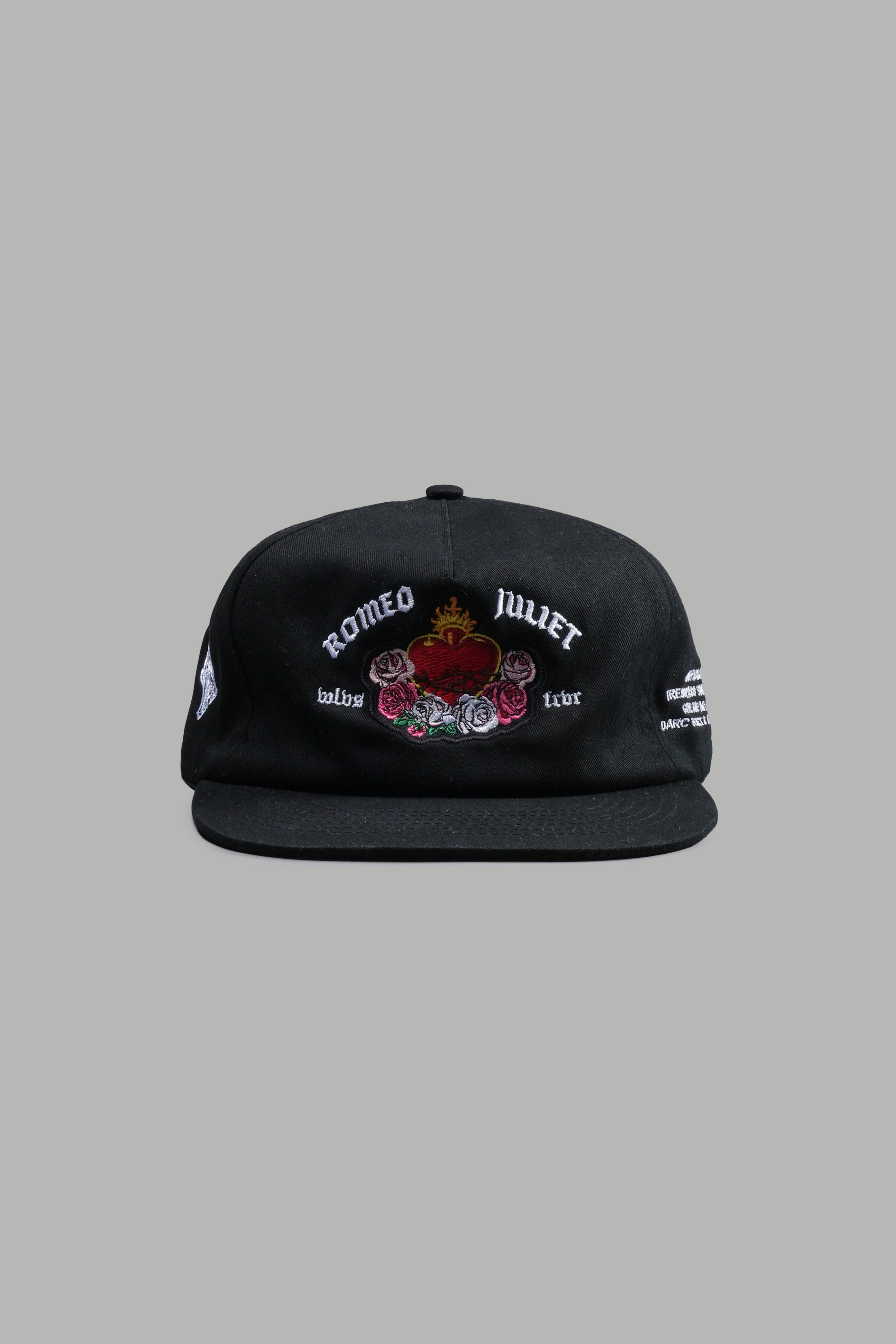Last Love Vintage 5 Panel Hat in Black