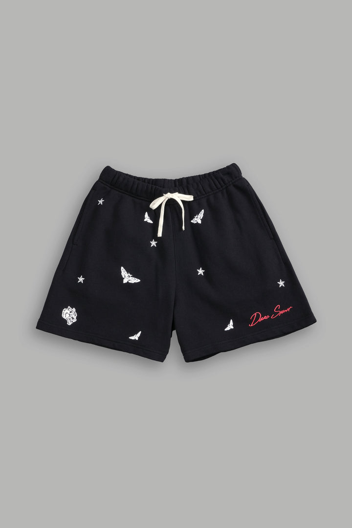 Guidance Post Lounge Sweat Shorts in Black