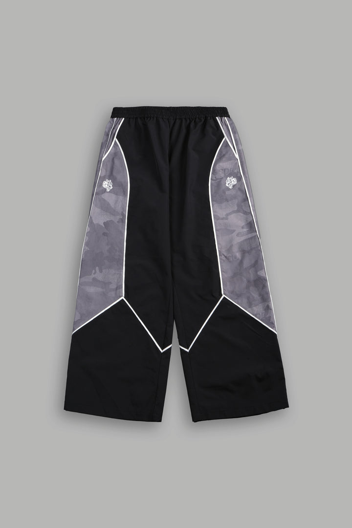 Dual Men's Quinn Track Pants in Black/Lush Vintage Woodland Camo