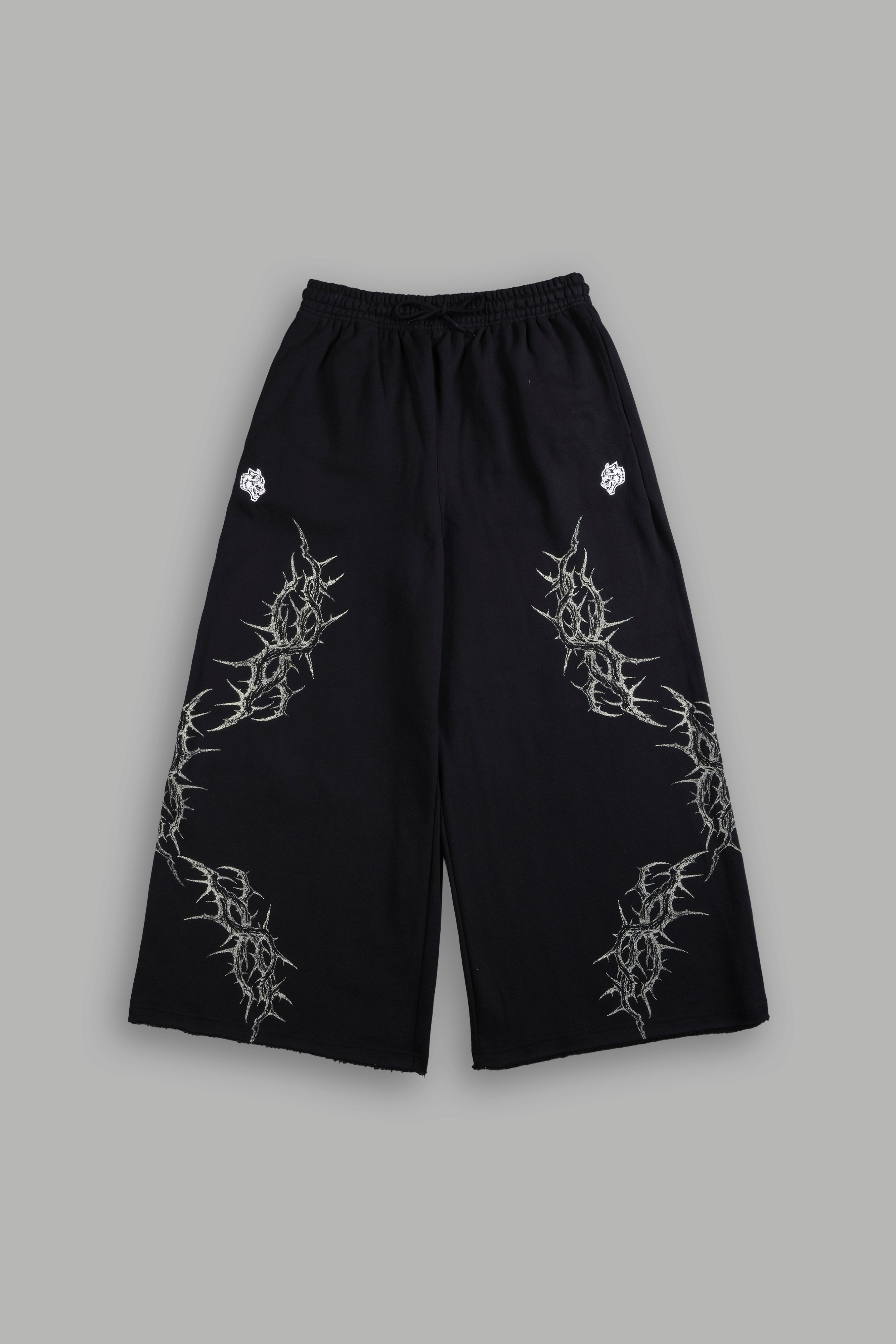 Thorns Oversized Omen Sweat Pants in Black