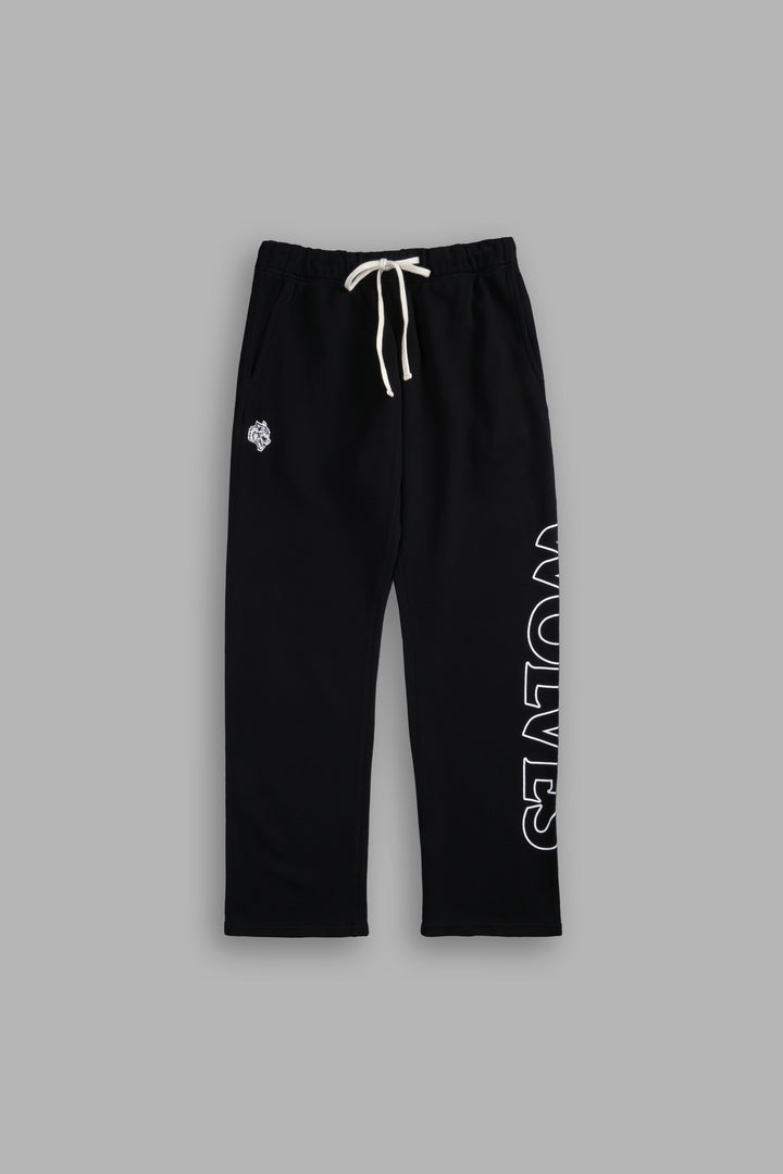 Wolf Hardcore Bigelow Sweat Pants in Black