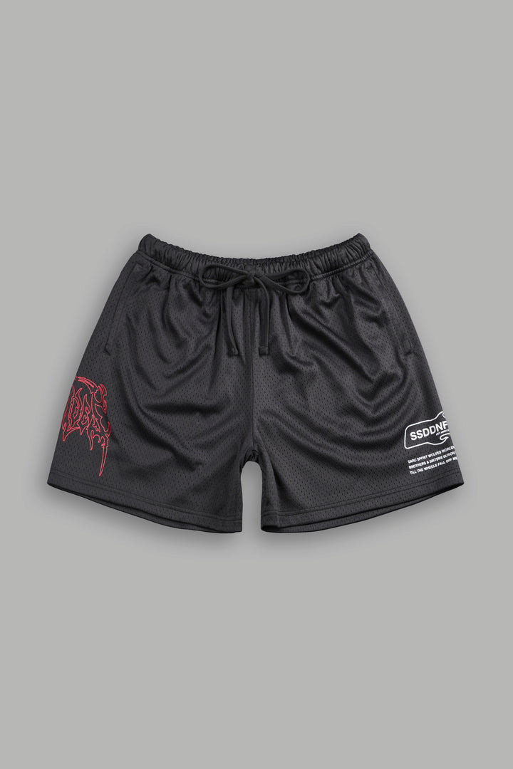 Shadow Hesh Mesh Shorts in Wolf Gray