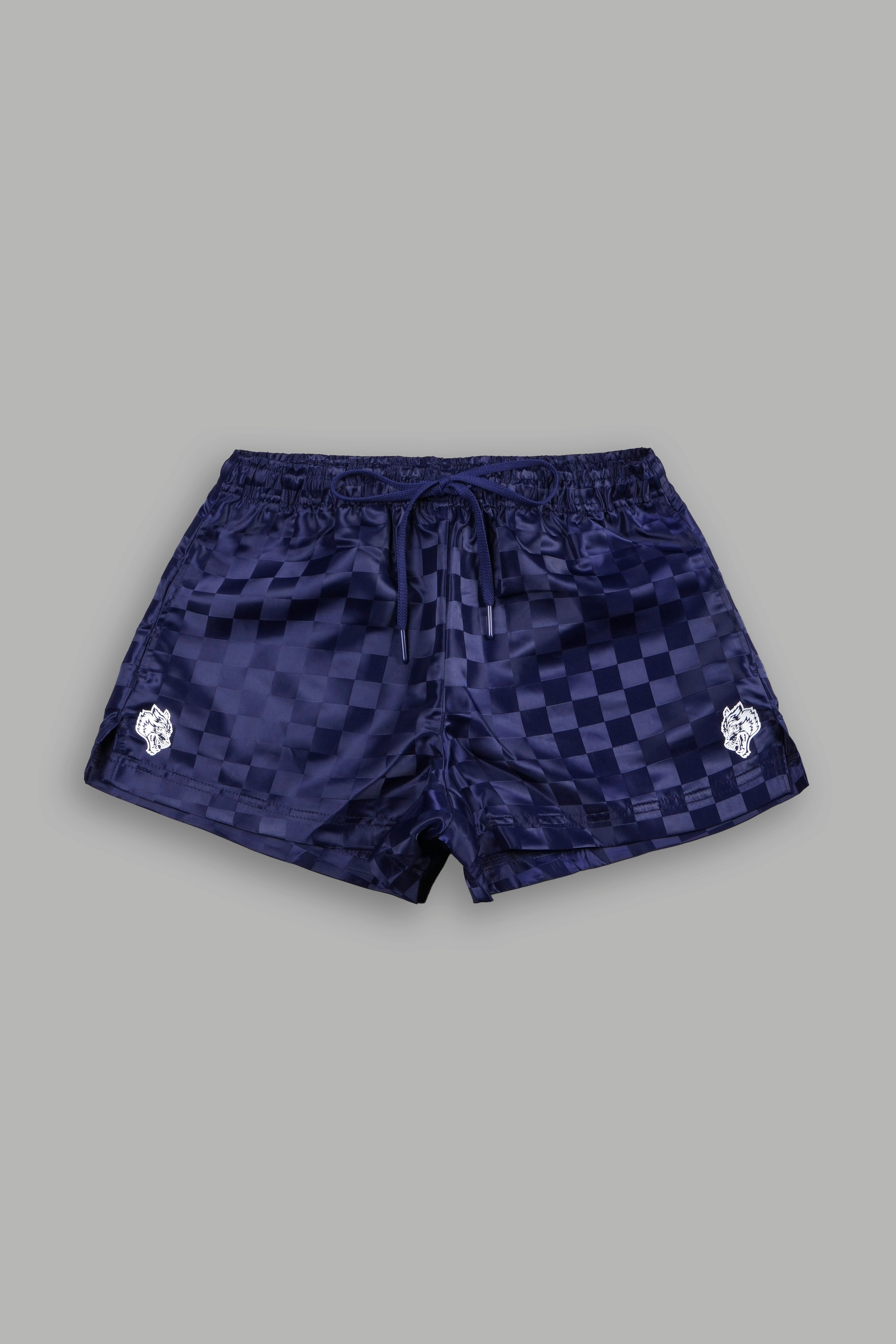Dual Wolf Roxie Run Shorts in Royal Navy