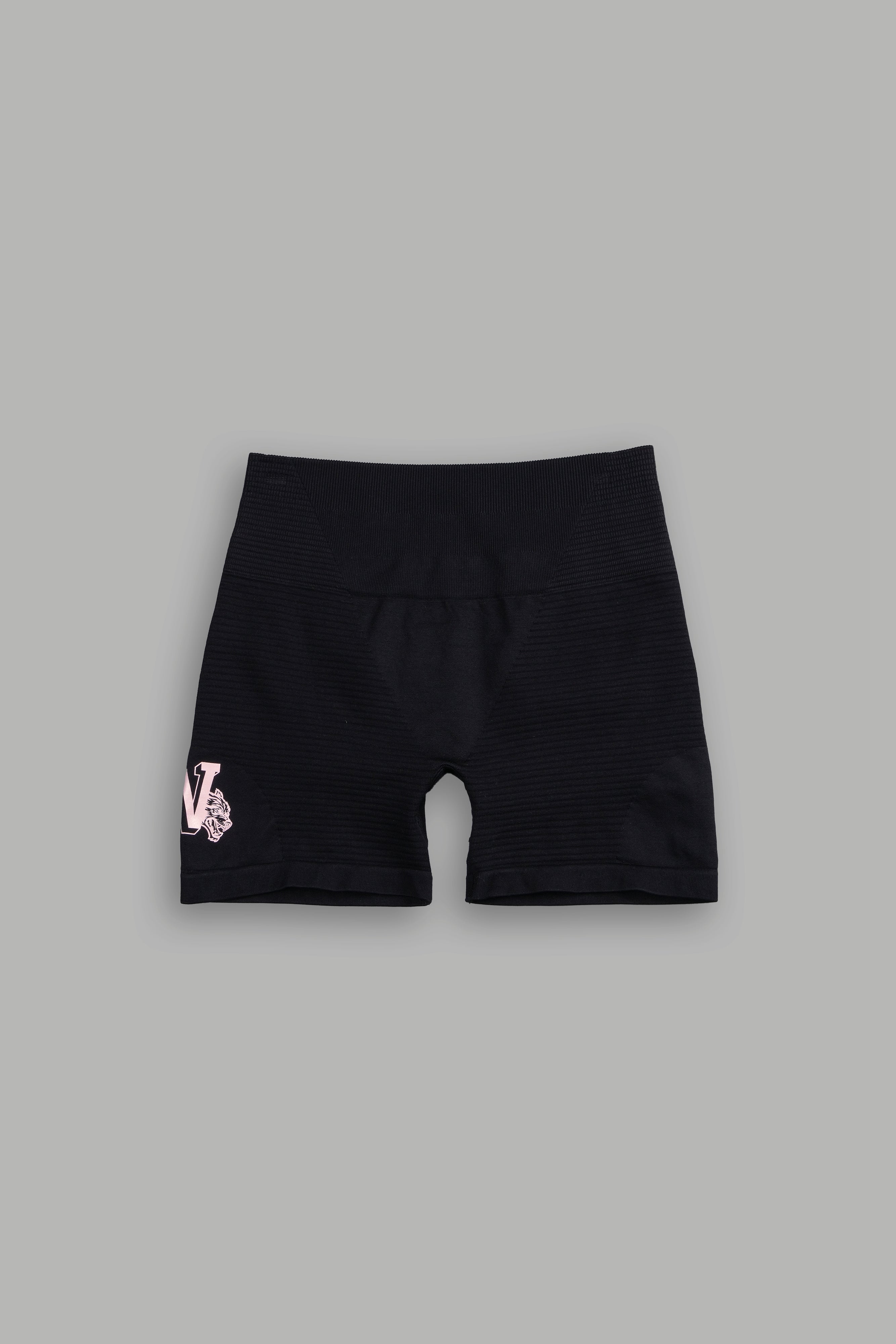 Keep On Fighting Everson Seamless "Valencourt" Shorts in Black