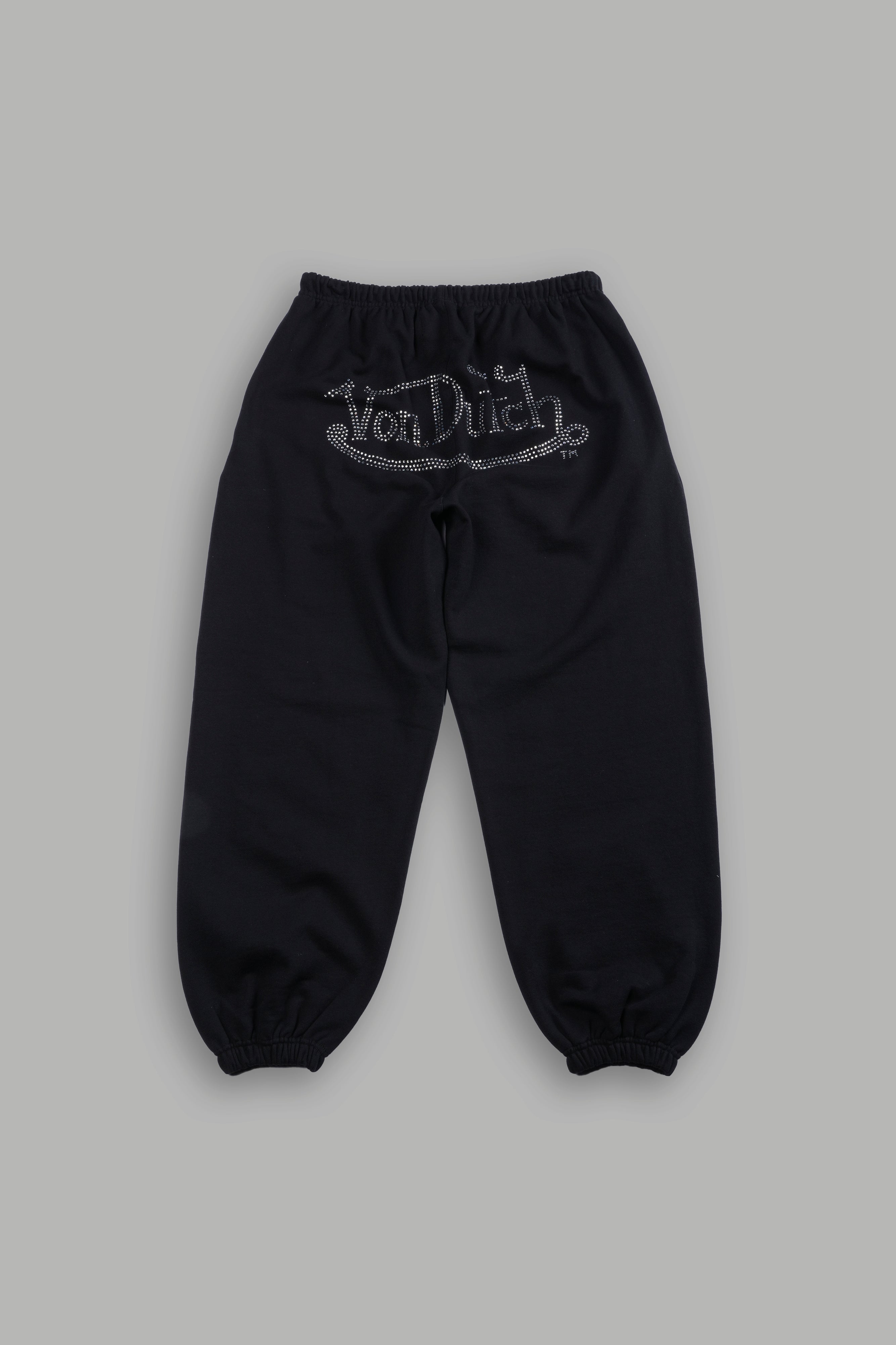 Y2Kulture Lounger Sweat Pants in Black