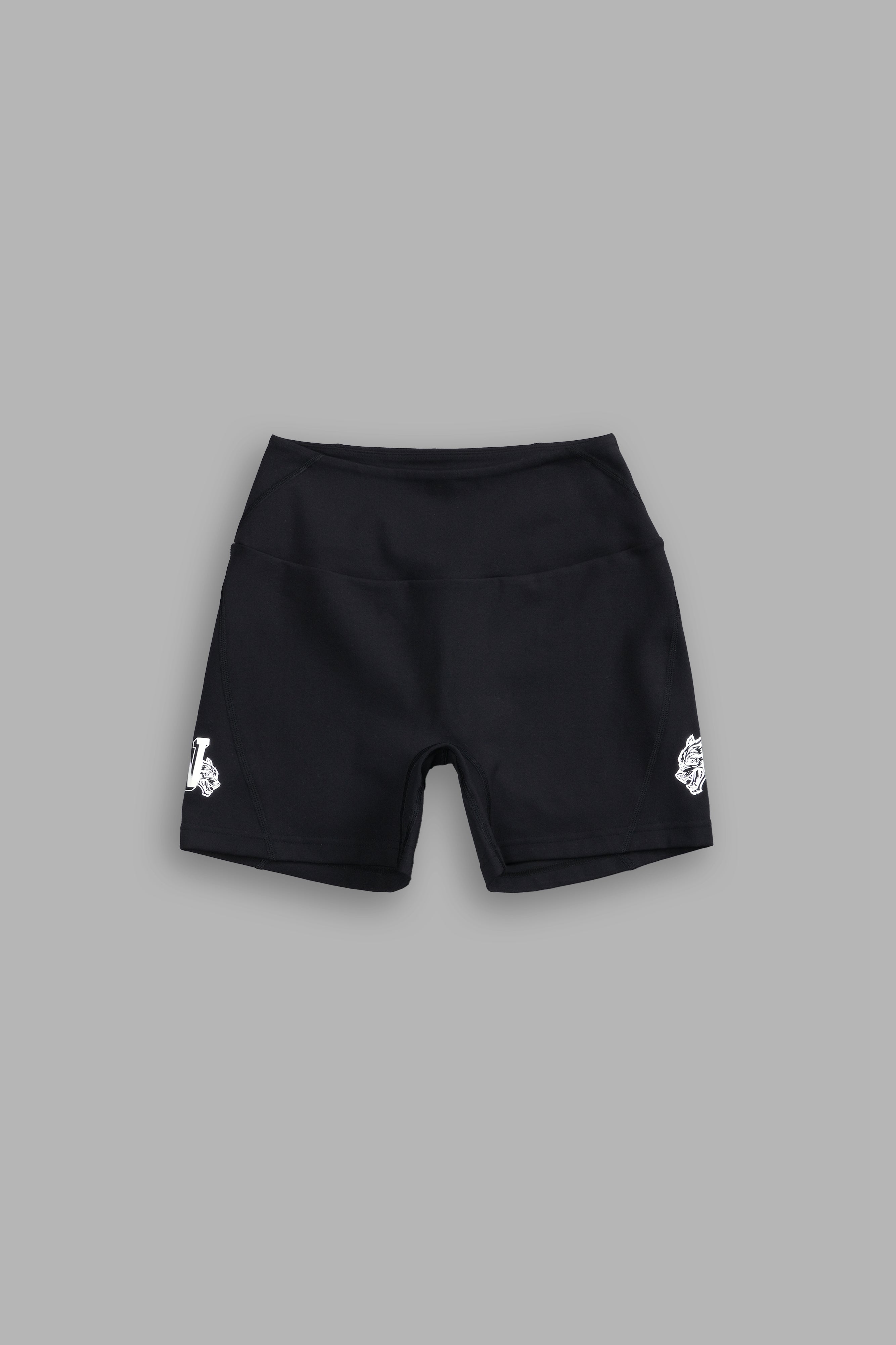 Our Stamp "Alexa" Energy Shorts in Black