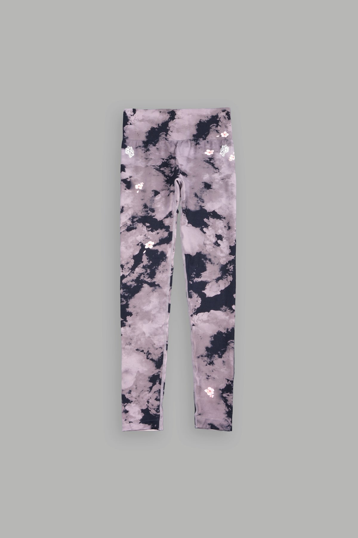 Dual Wolf Skylar Soft Seamless Leggings In Sakura Rose Taupe Clouds