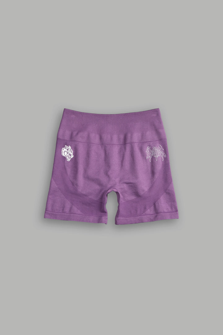 Hesh Forever Everson Seamless "Training" Shorts in Darc Violet