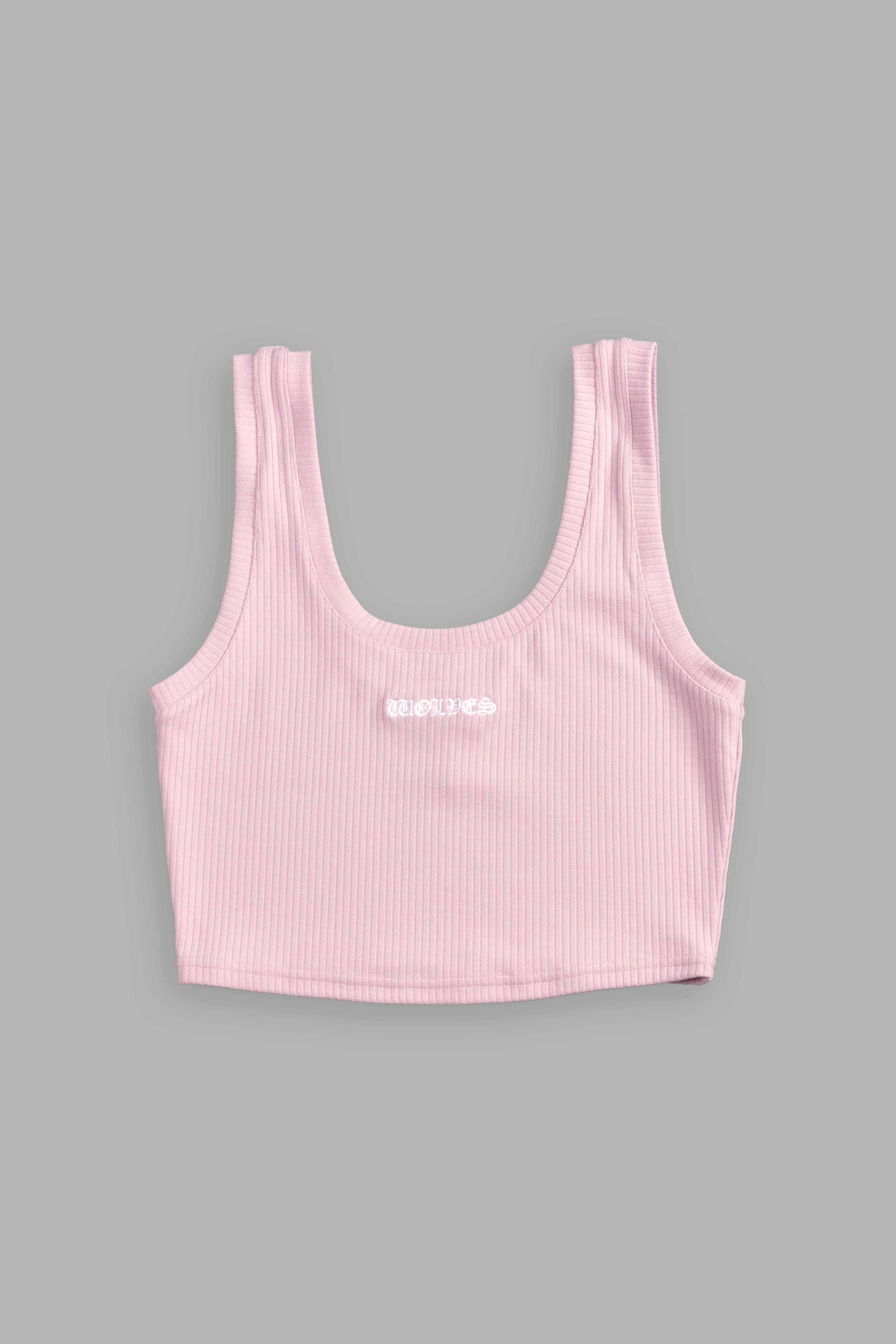 Chopper Classic Ribbed Tank in Pink Dust