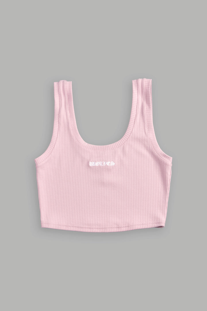 Chopper Classic Ribbed Tank in Pink Dust