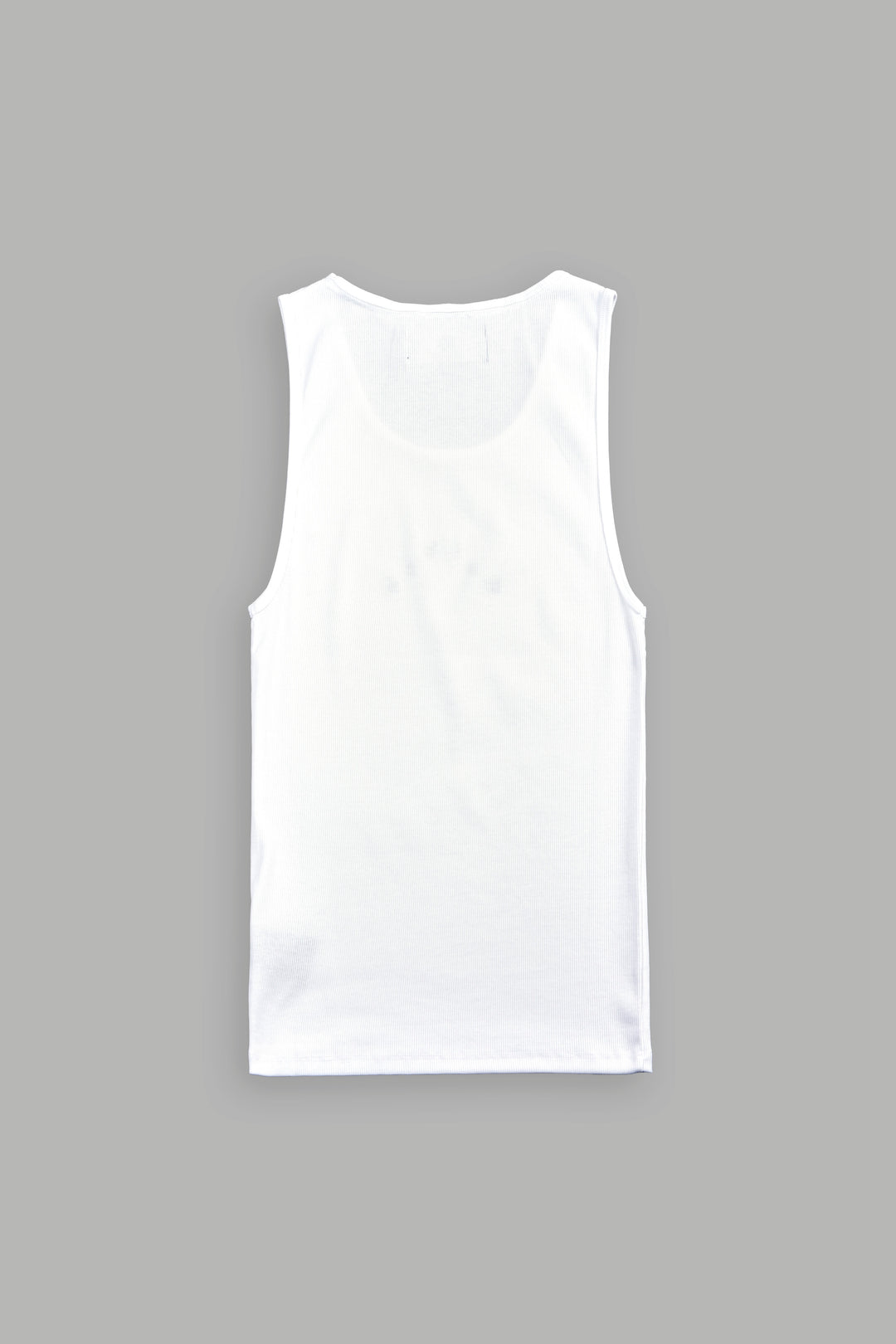 Wolves Pyramid Ribbed Tank V2 in White